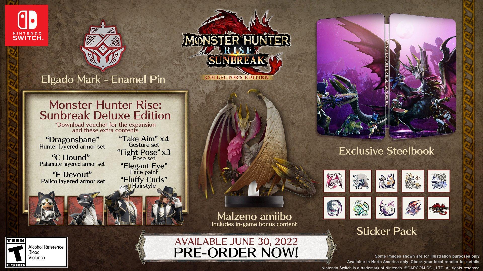 list item 1 of 1 Monster Hunter Rise: Sunbreak Collector's Edition GameStop Exclusive - Nintendo Switch