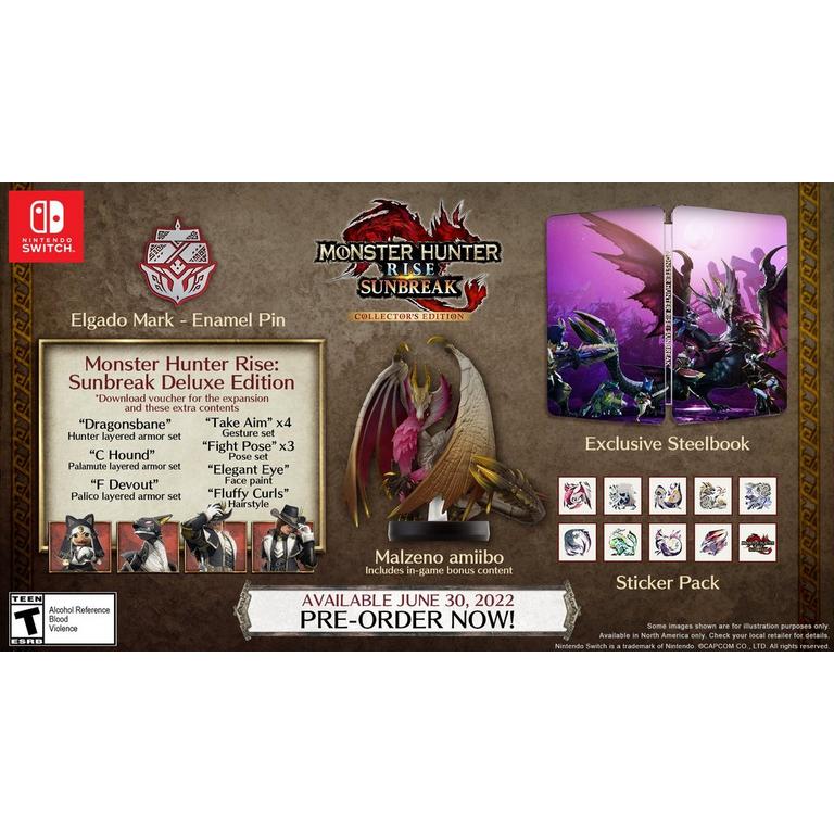 Monster Hunter Rise: Sunbreak Collector\'s Edition GameStop Exclusive - Nintendo  Switch | Nintendo Switch | GameStop