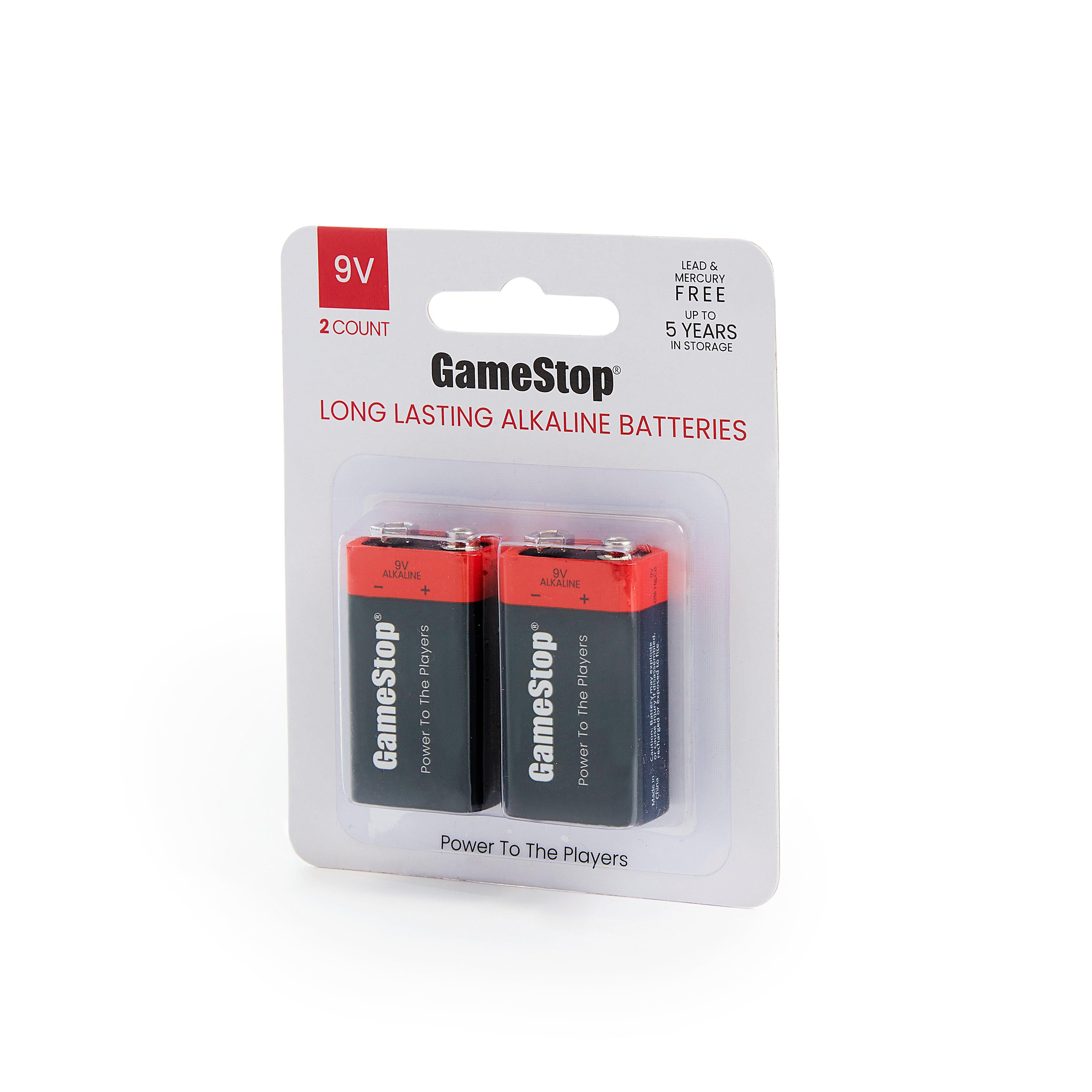 list item 1 of 2 GameStop 9V Alkaline Batteries 2 Pack