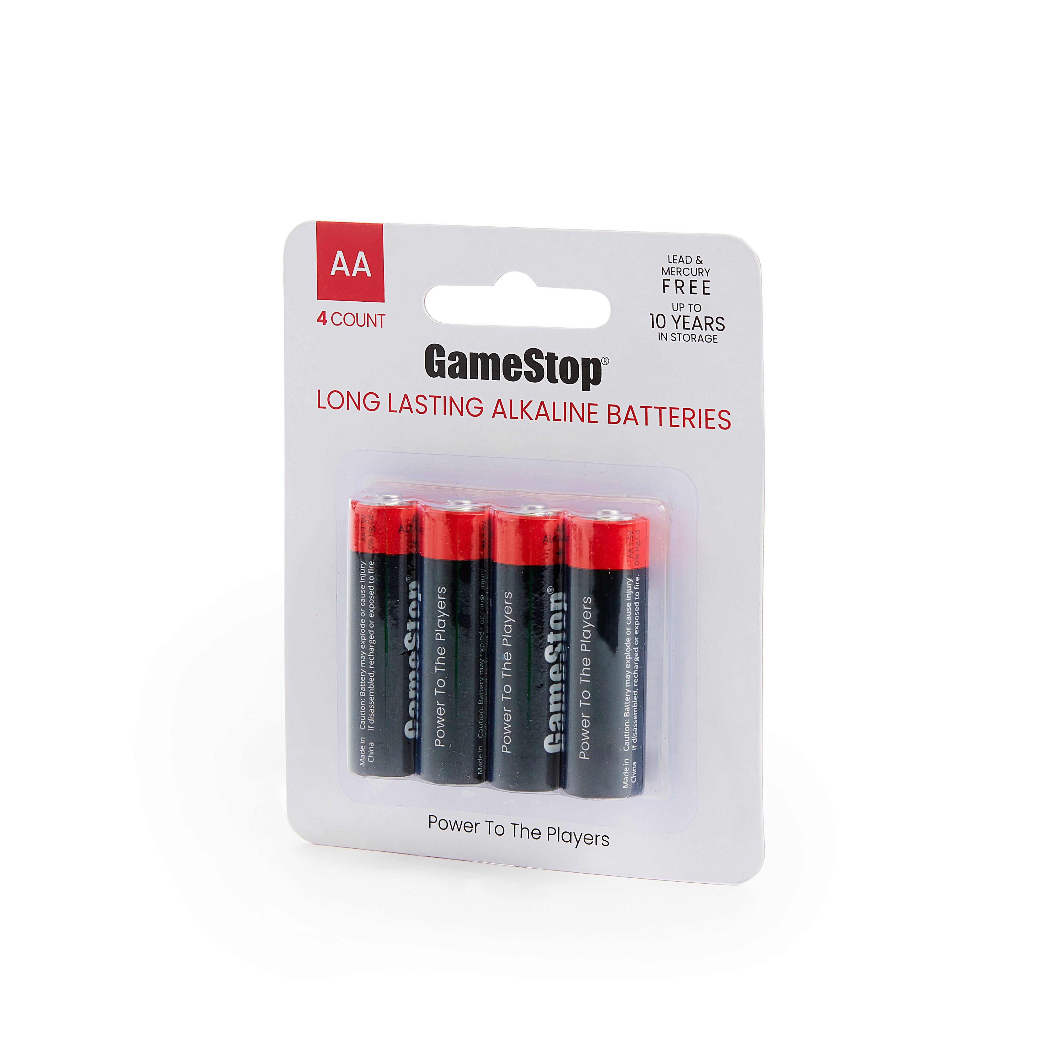 list item 1 of 2 GameStop AA Alkaline Batteries 4 Pack