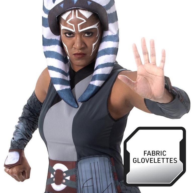 Amazon.com: STAR WARS Adult Ahsoka Tano Costume, Halloween Costume for  Women - Officially Licensed : Clothing, Shoes & Jewelry
