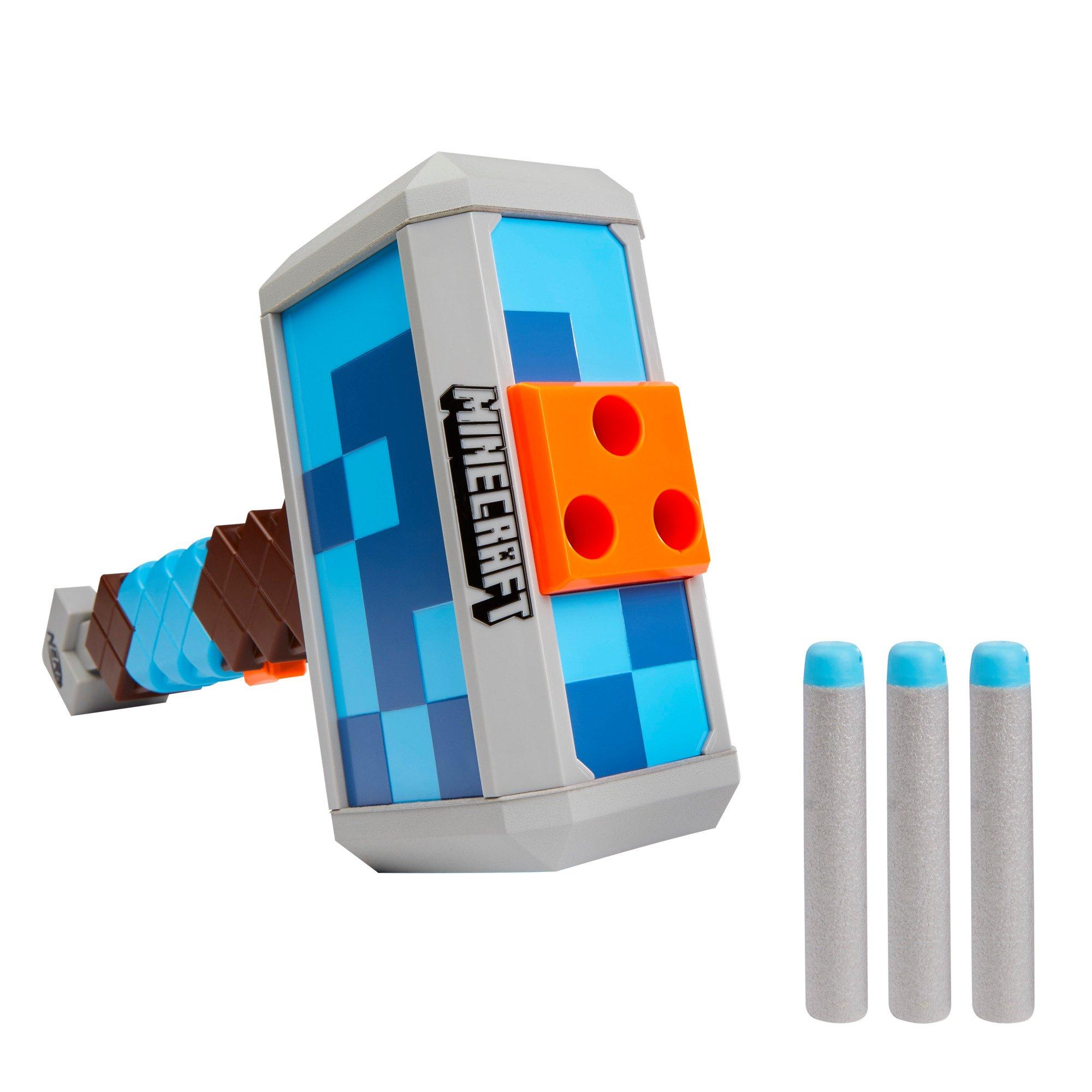 Hasbro NERF Minecraft Stormlander DartBlasting Hammer