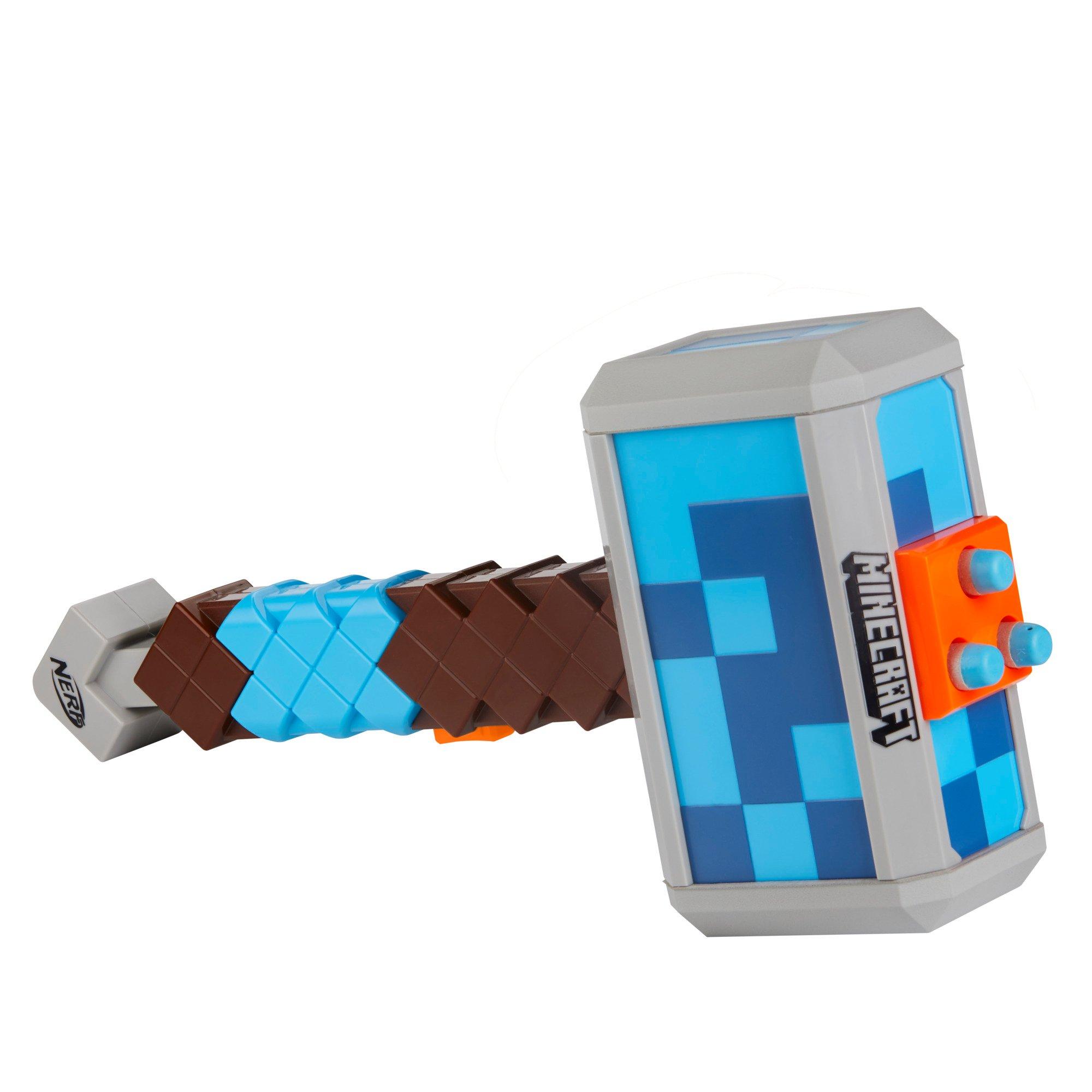 Hasbro NERF Minecraft Stormlander DartBlasting Hammer