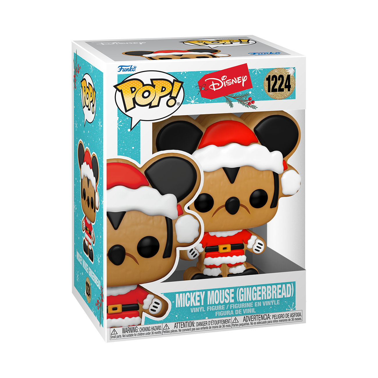 Funko POP! Disney: Gingerbread Mickey Mouse 3.74-in Vinyl Figure