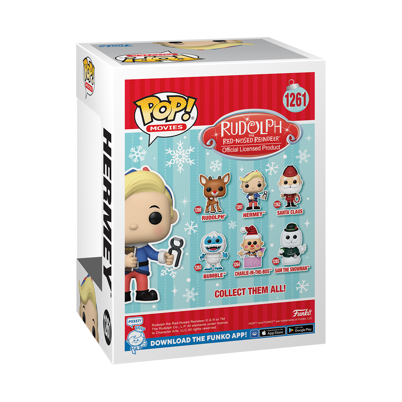 Funko POP! Movies: Rudolph the Red-Nosed Reindeer Hermey 4.10-in Vinyl Figure
