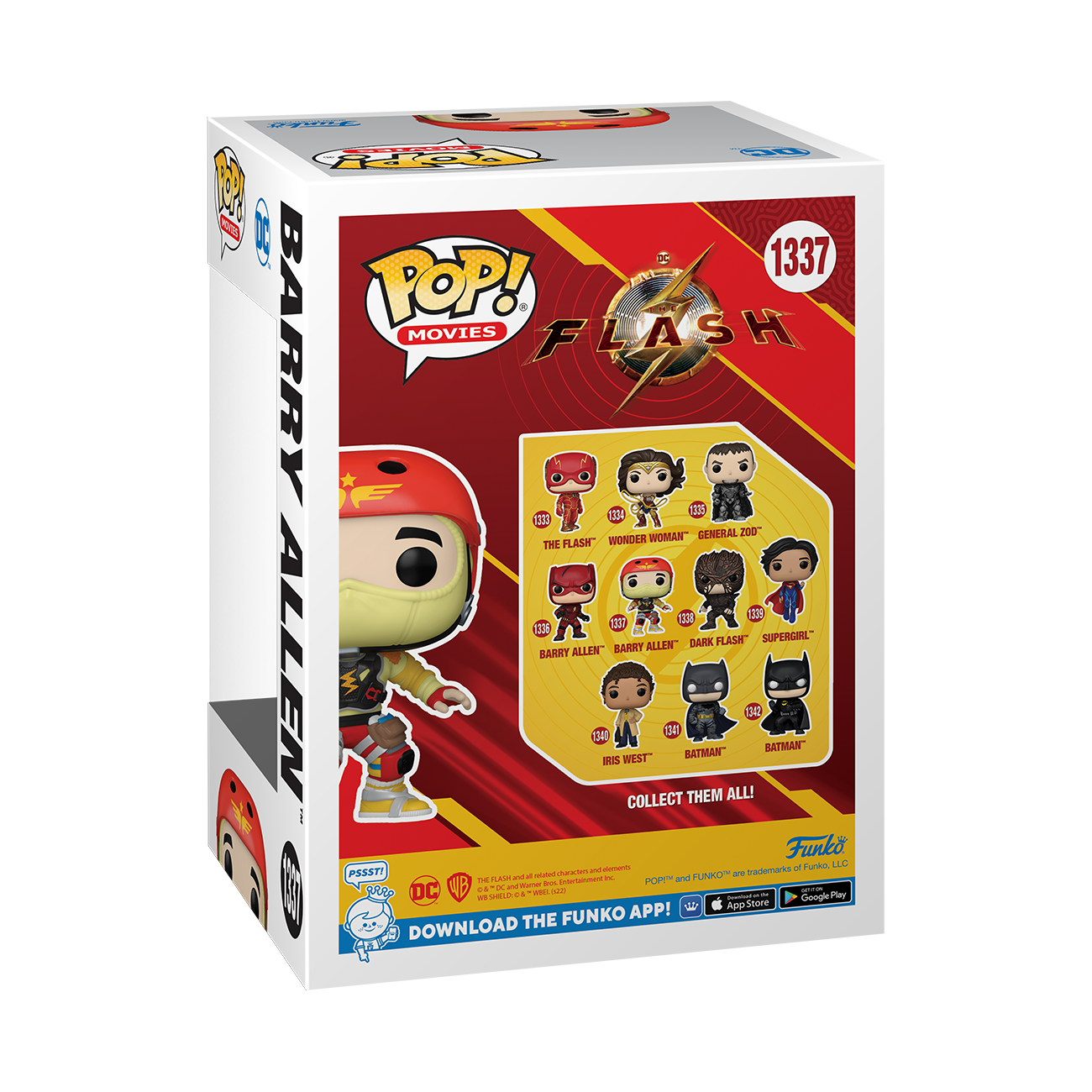 Funko POP! Movies: The Flash Barry Allen (Prototype Suit) 3.7-in Vinyl Figure