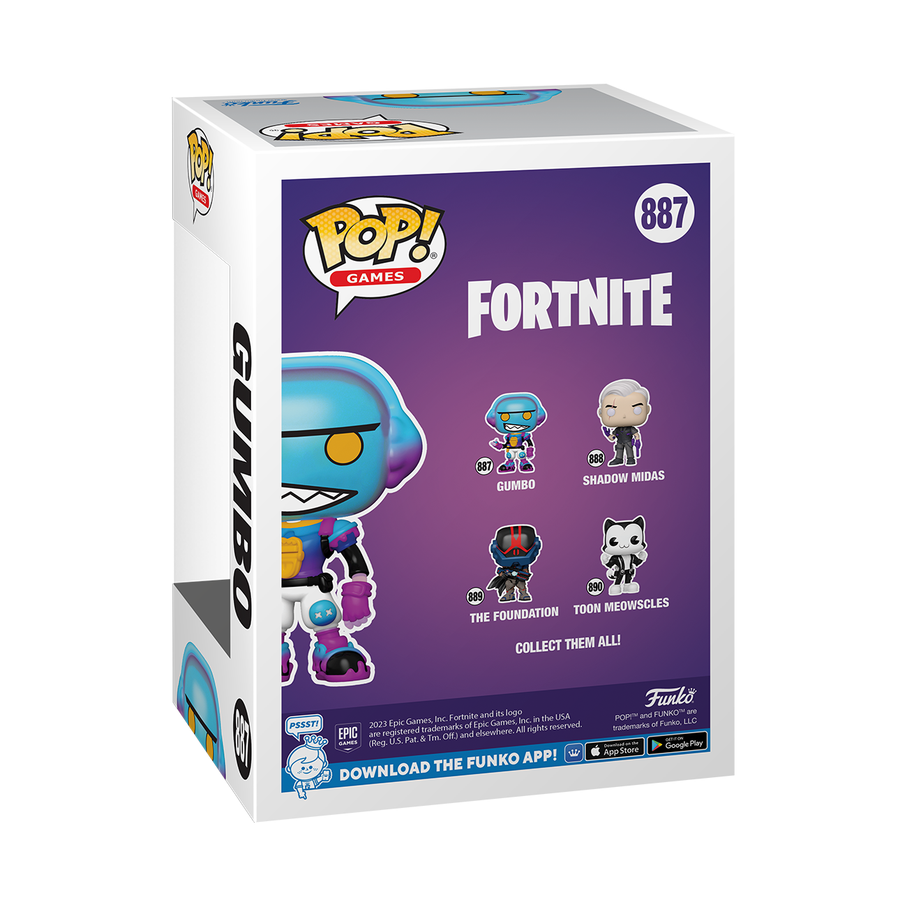 Funko POP! Games: Fortnite Gumbo 4-in Vinyl Figure