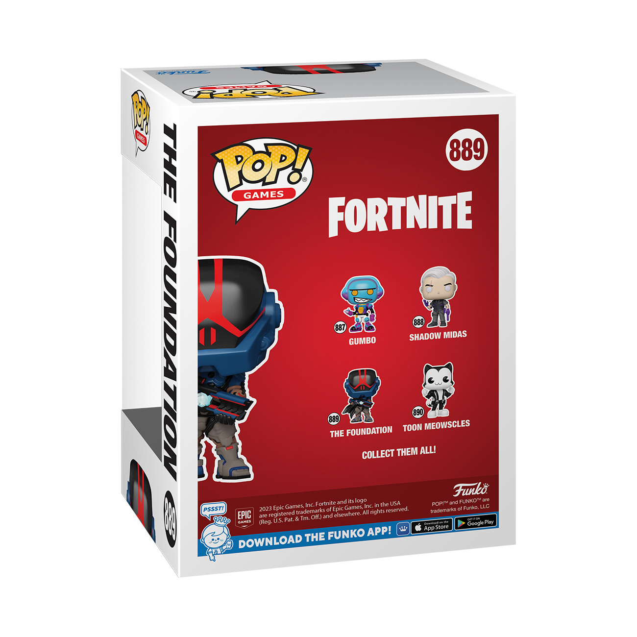 Funko POP! Games: Fortnite The Foundation 4-in Vinyl Figure