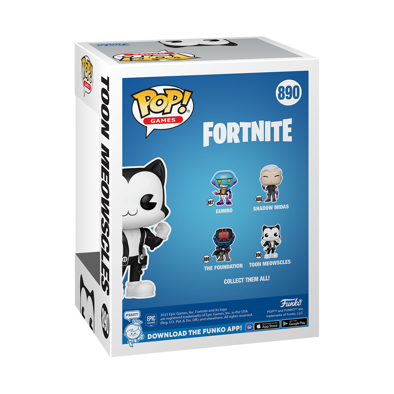 Funko POP! Games: Fortnite Toon Meowscles 4-in Vinyl Figure