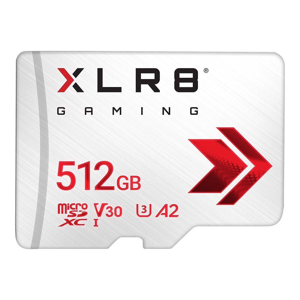 PNY XLR8 Gaming Class 10 U3 V30 microSDXC Flash Memory Card 512GB