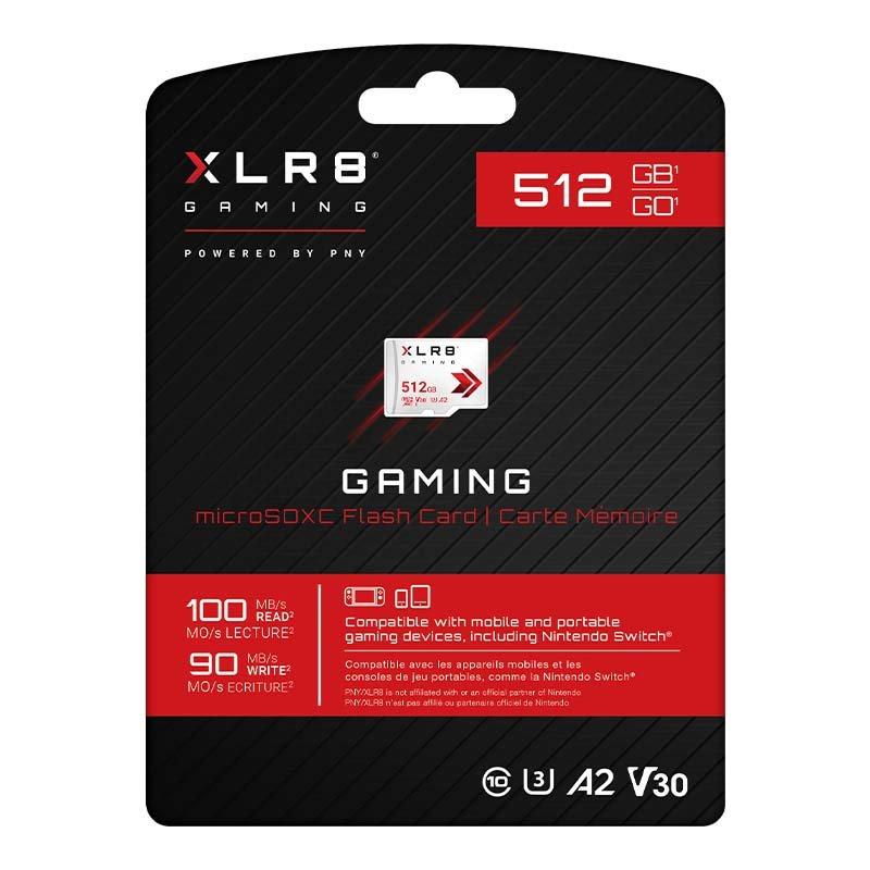 PNY XLR8 512GB Gaming Class 10 U3 V30 Flash Memory Card | GameStop