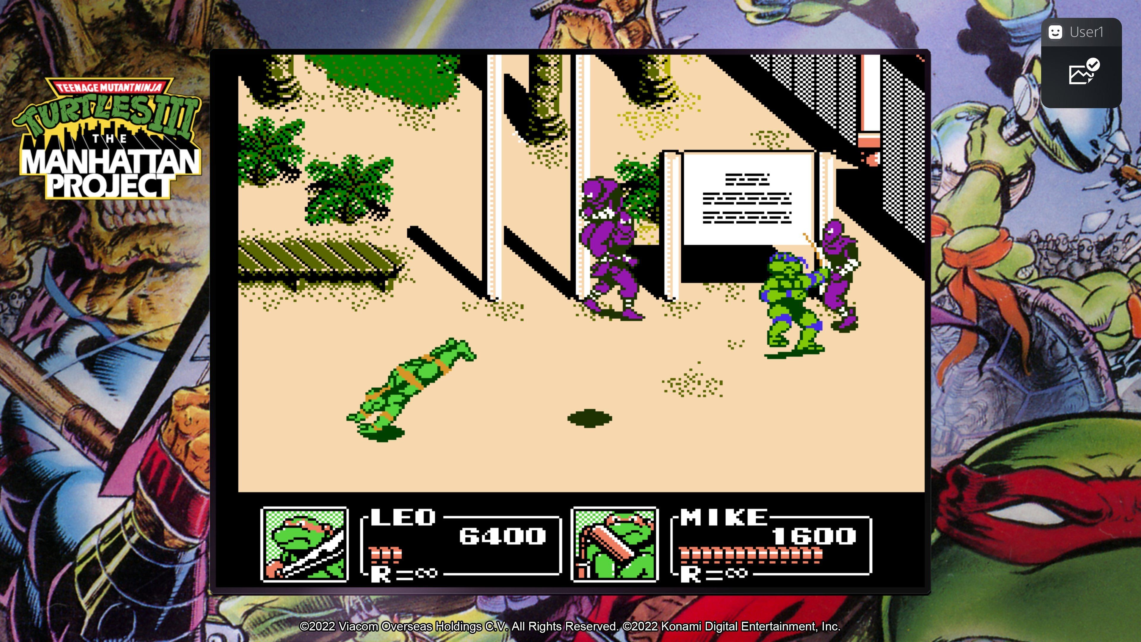 Ninja turtles deals video game nintendo