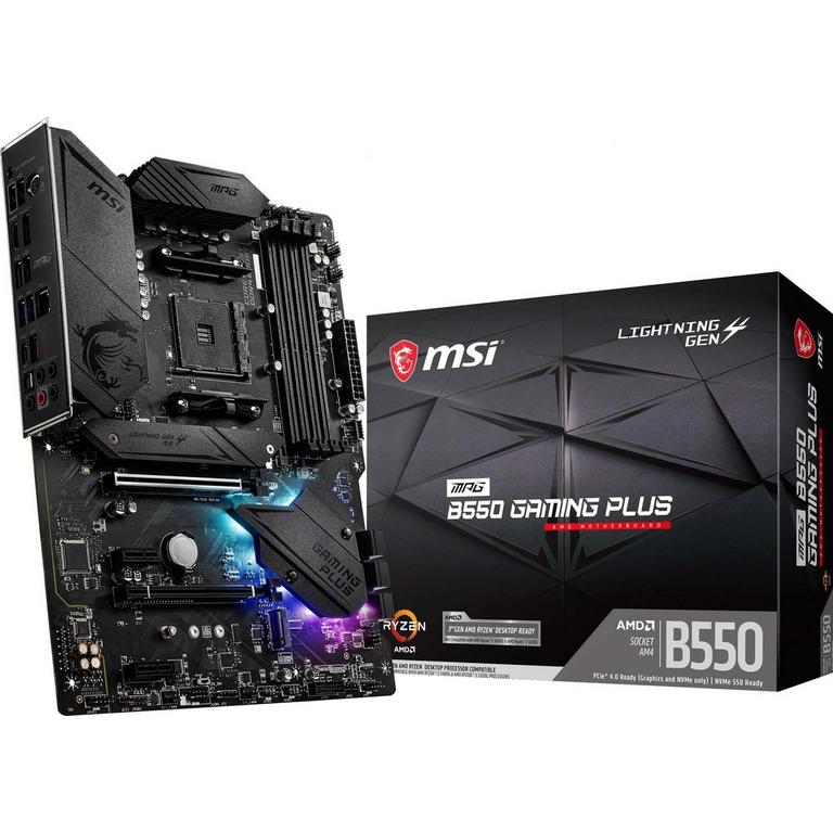 CPU ryzen 5700X3D B550 GAMING PLUS DDR4 64GB MSI MPG B550 GAMING PLUS DDR4 ATX B550G PLUS Gaming Motherboard