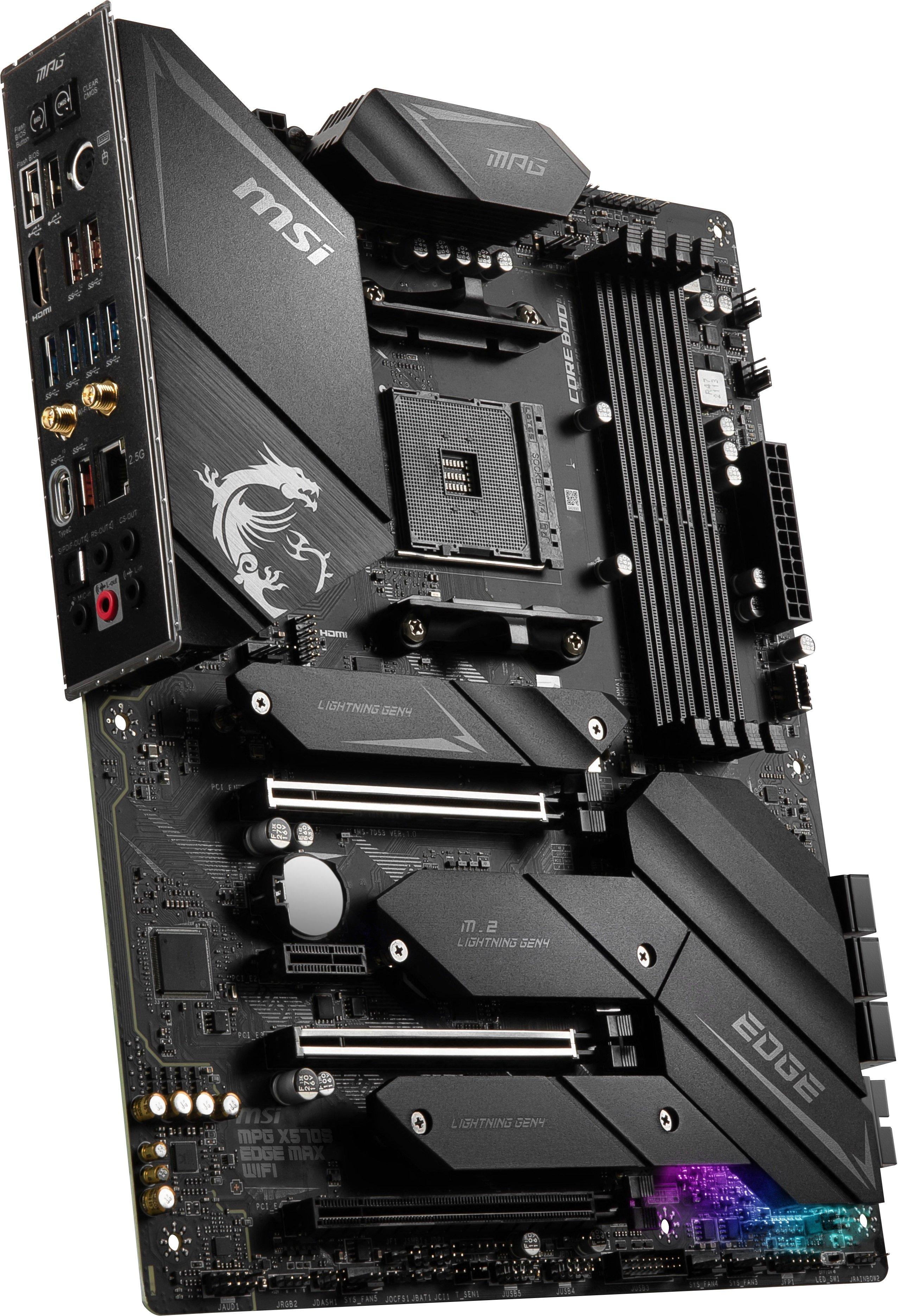 list item 2 of 7 MSI MPG X570S EDGE MAX WIFI DDR4 ATX Gaming Motherboard X570SEDGEMAWI