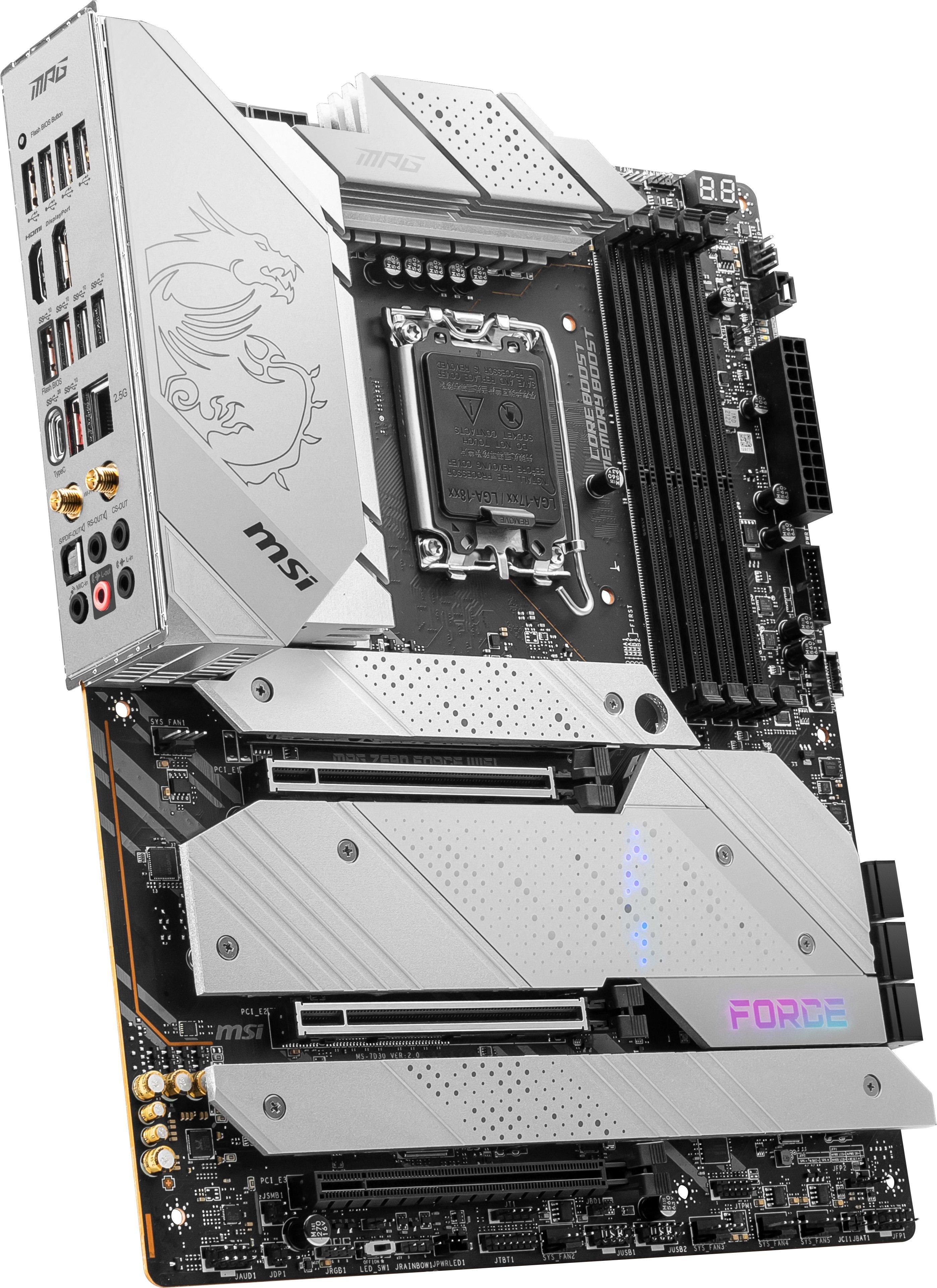 MSI MPG Z690 FORCE WIFI DDR5 LGA 1700 ATX Gaming Motherboard Z690FORCEWIFI
