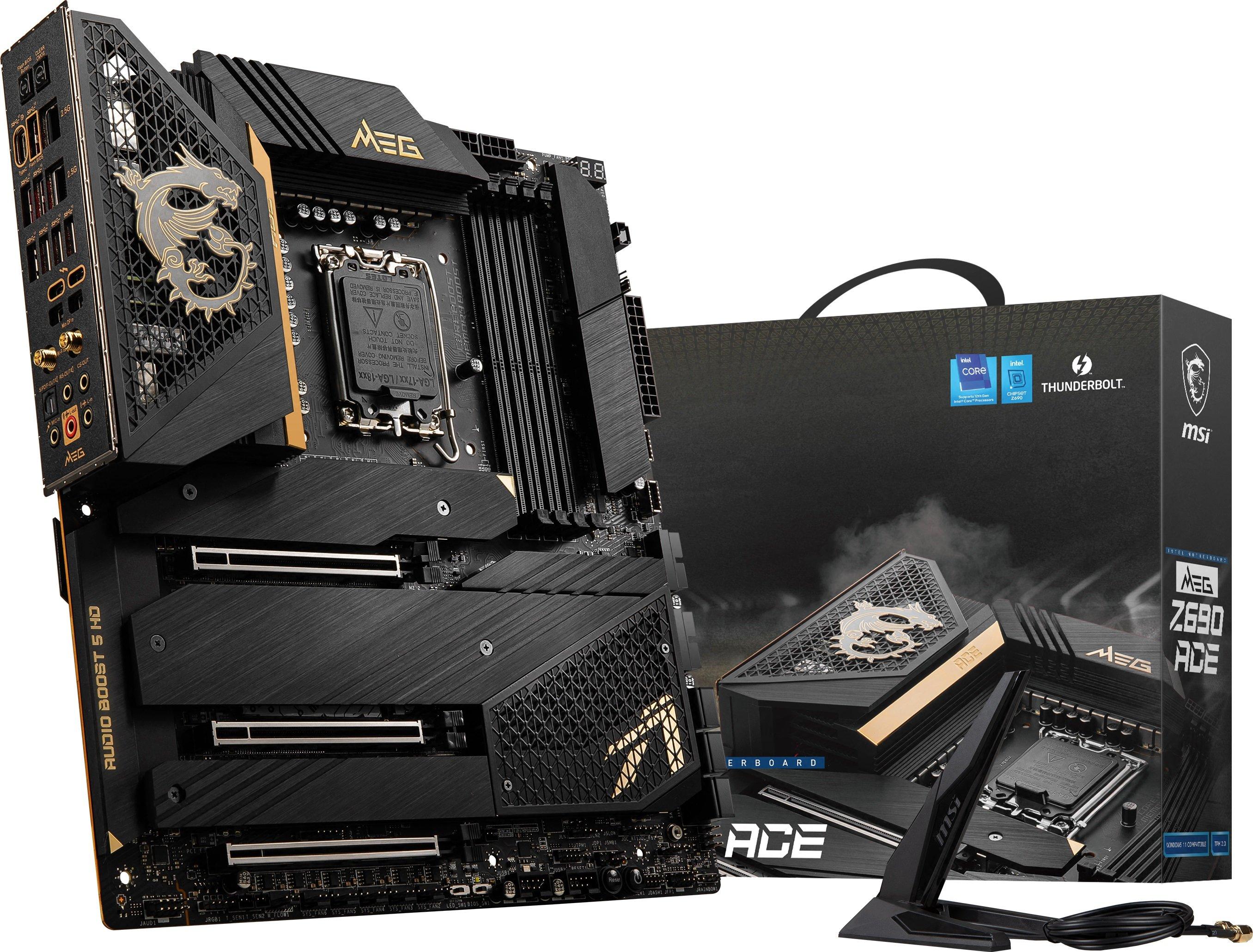 MSI MEG Z690 ACE DDR5 LGA 1700 EATX Gaming Motherboard Z690ACE