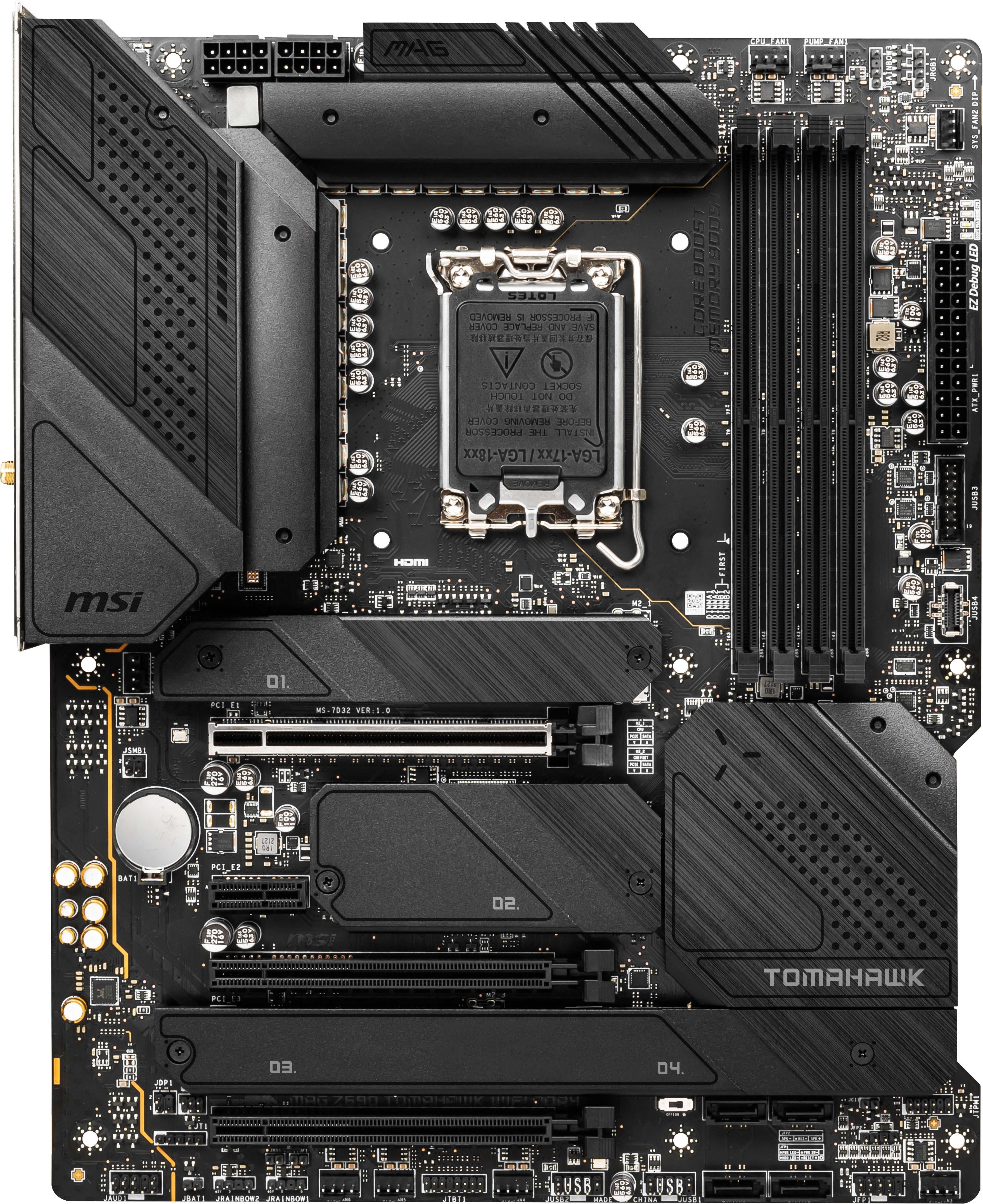 MSI MAG Z690 TOMAHAWK WIFI DDR4 LGA 1700 ATX Motherboard