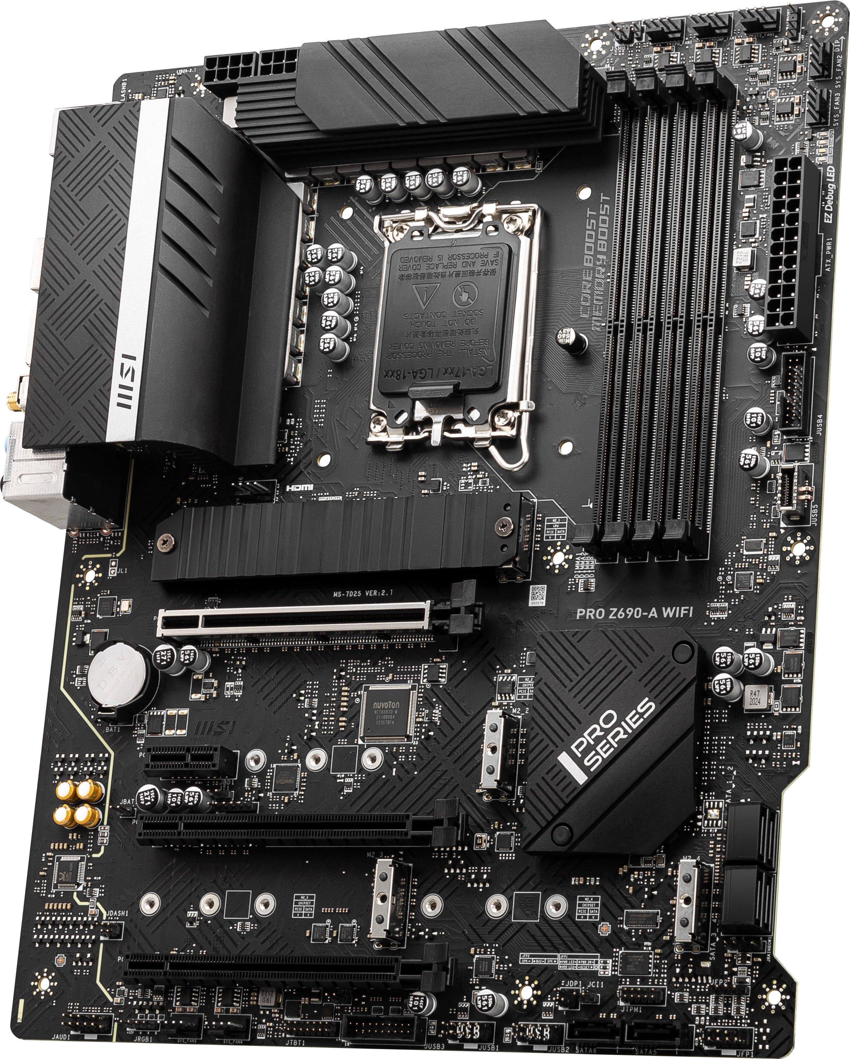 list item 3 of 6 MSI PRO Z690-A WIFI DDR5 LGA 1700 ATX Motherboard PROZ690AWIFI