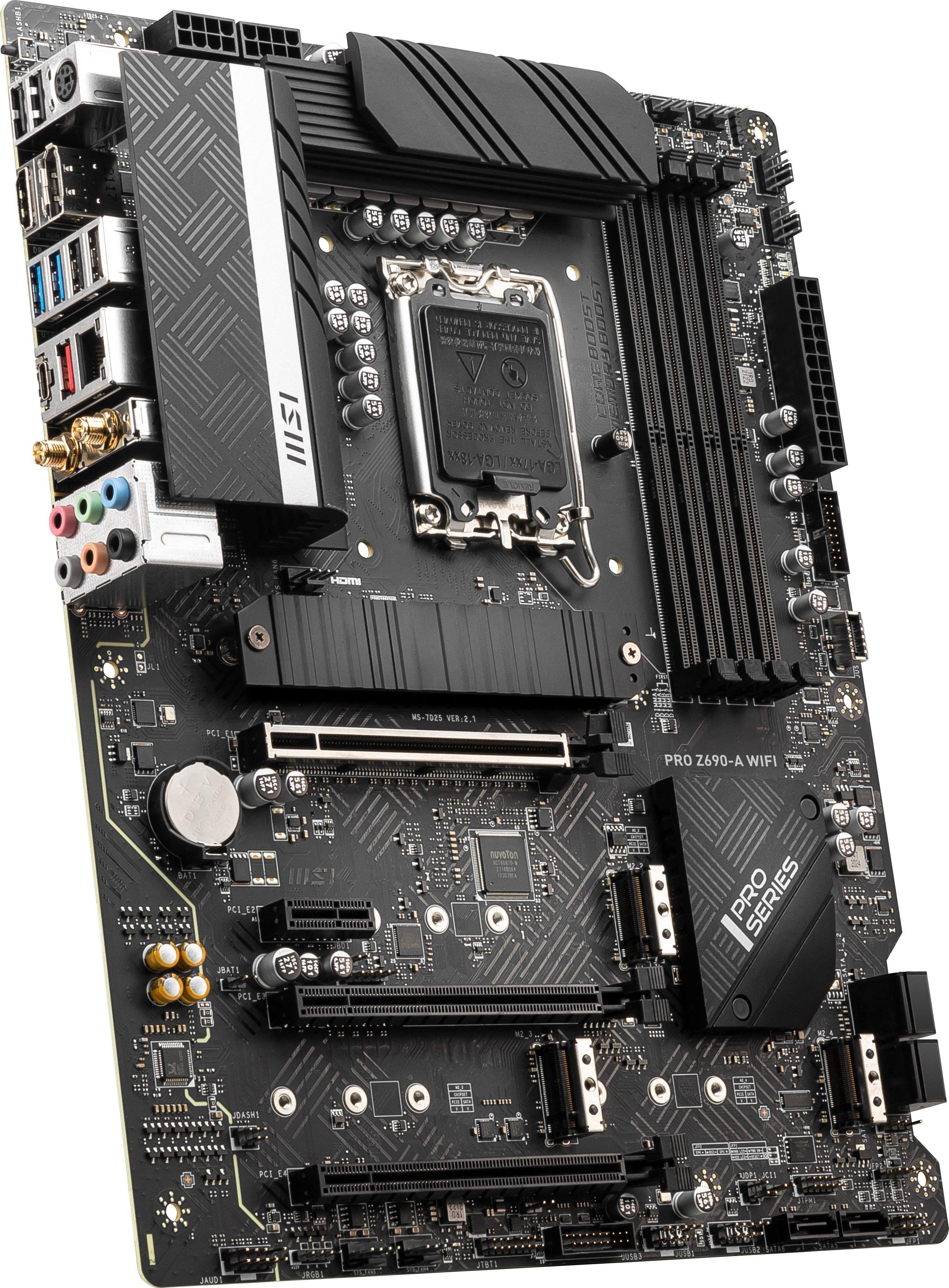 list item 4 of 6 MSI PRO Z690-A WIFI DDR5 LGA 1700 ATX Motherboard PROZ690AWIFI