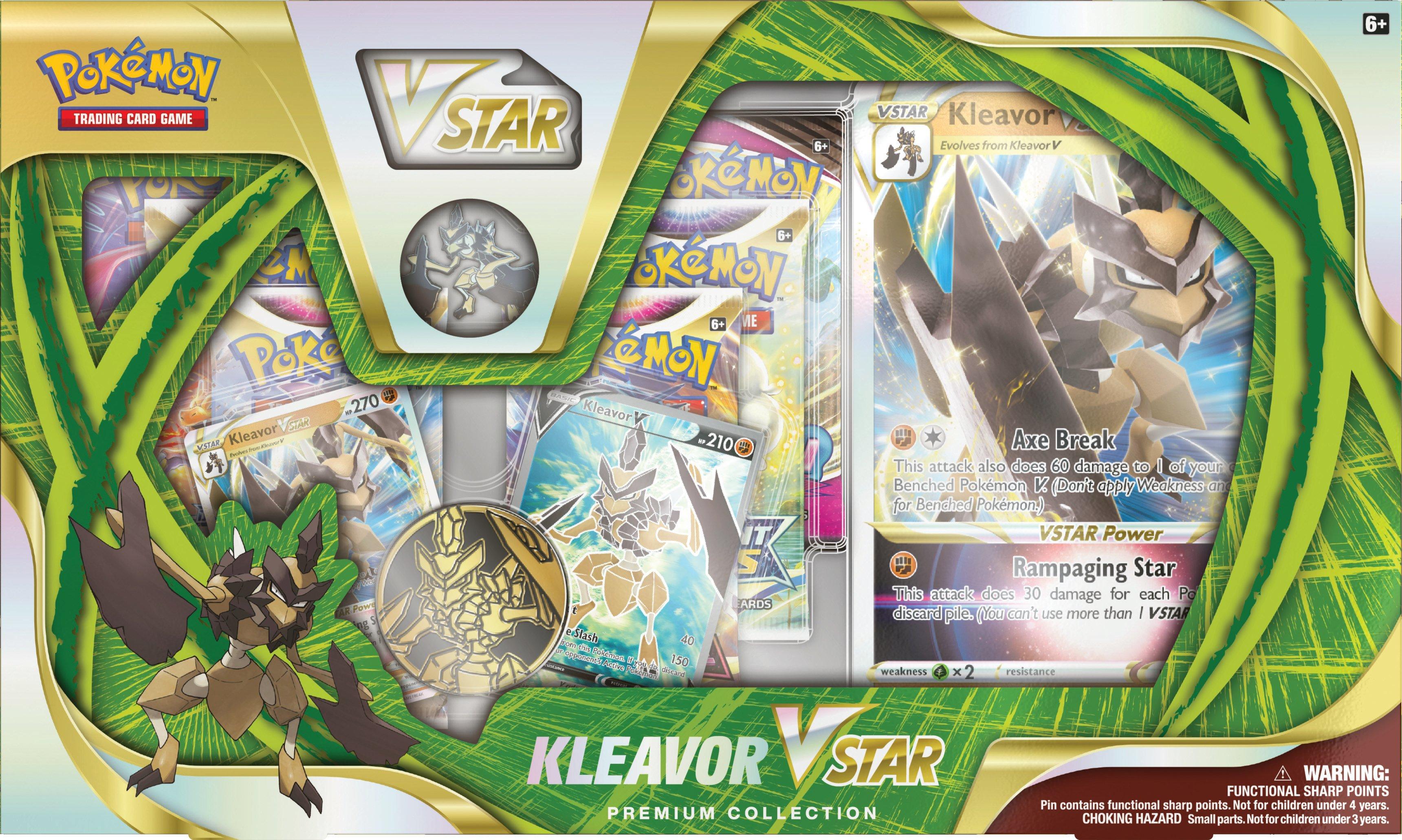 Pokemon Trading Card Game: Kleavor VSTAR Premium Collection Box