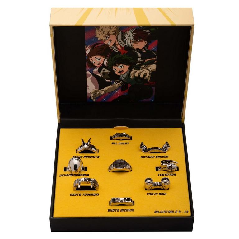 My Hero Academia  9-Piece Rings Set GameStop Exclusive