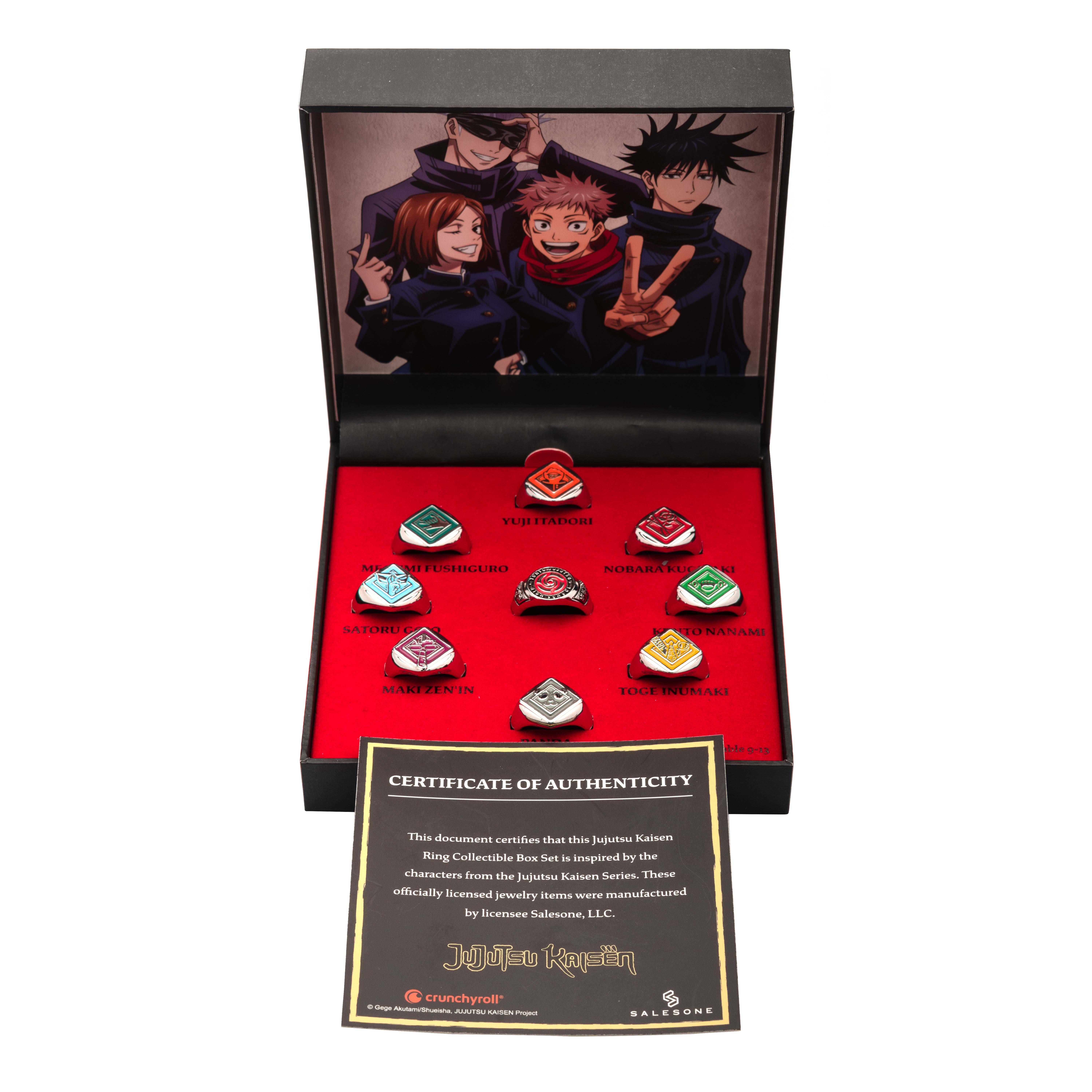 Jujutsu Kaisen 9-Piece Rings Set GameStop Exclusive | GameStop