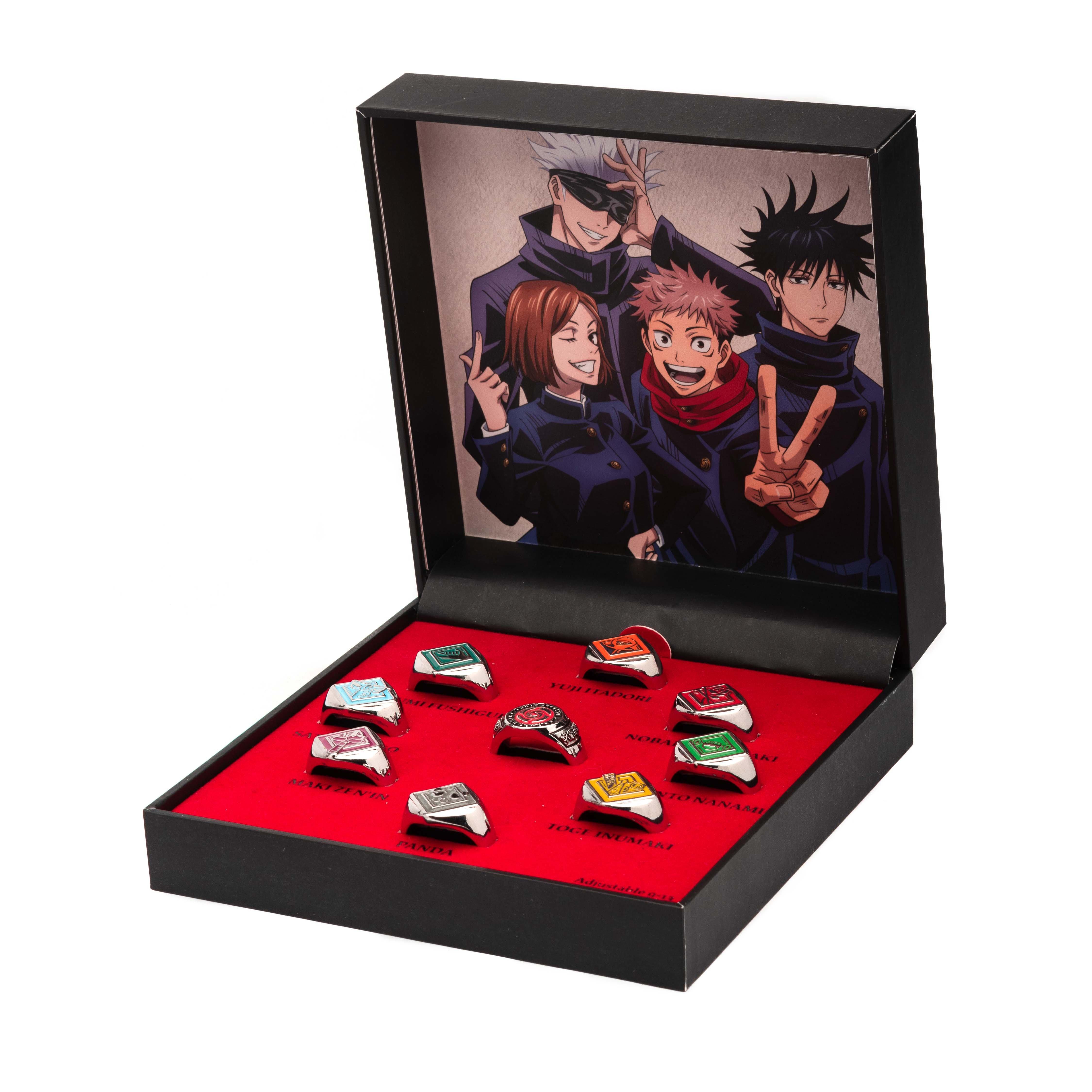 Jujutsu Kaisen 9 Piece Rings Set GameStop Exclusive
