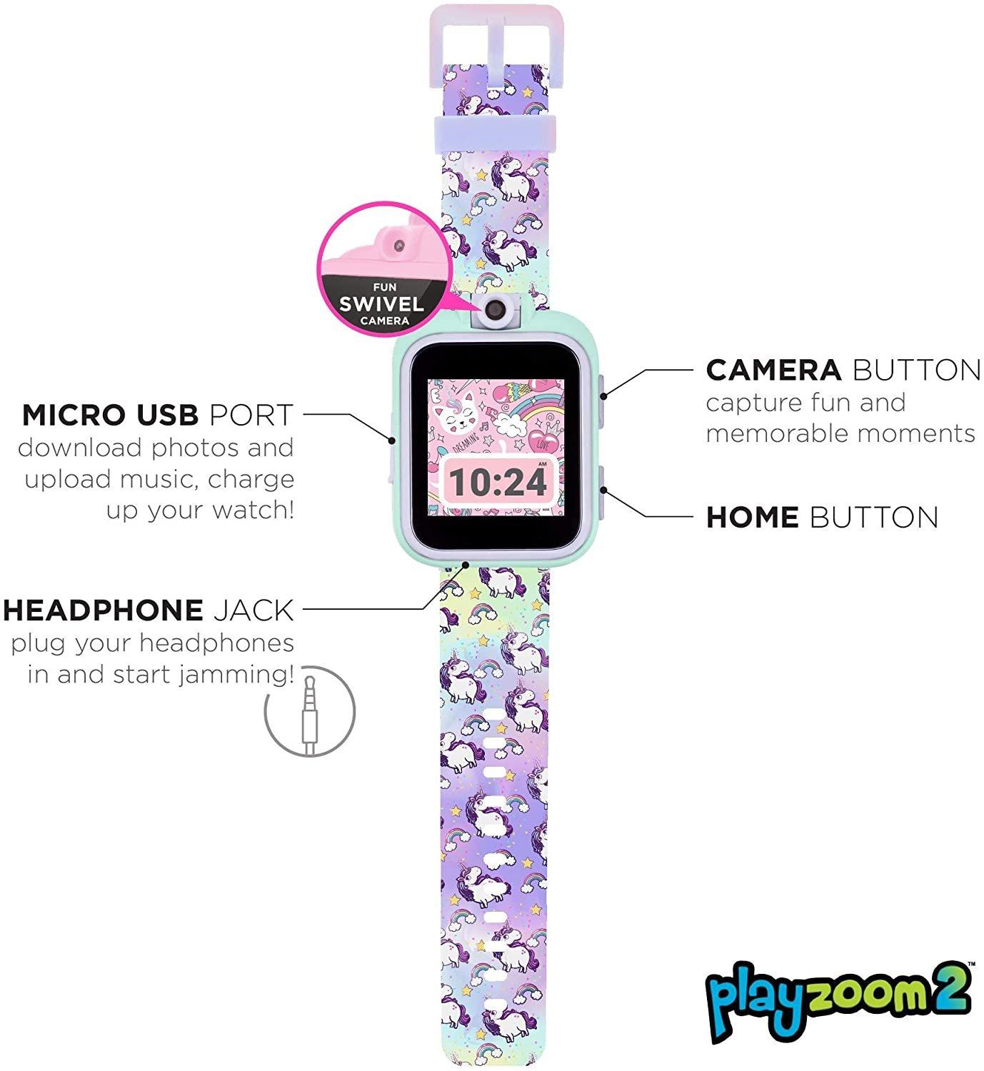 iTouch PlayZoom 2 Kids 42mm Smartwatch with Swivel Camera