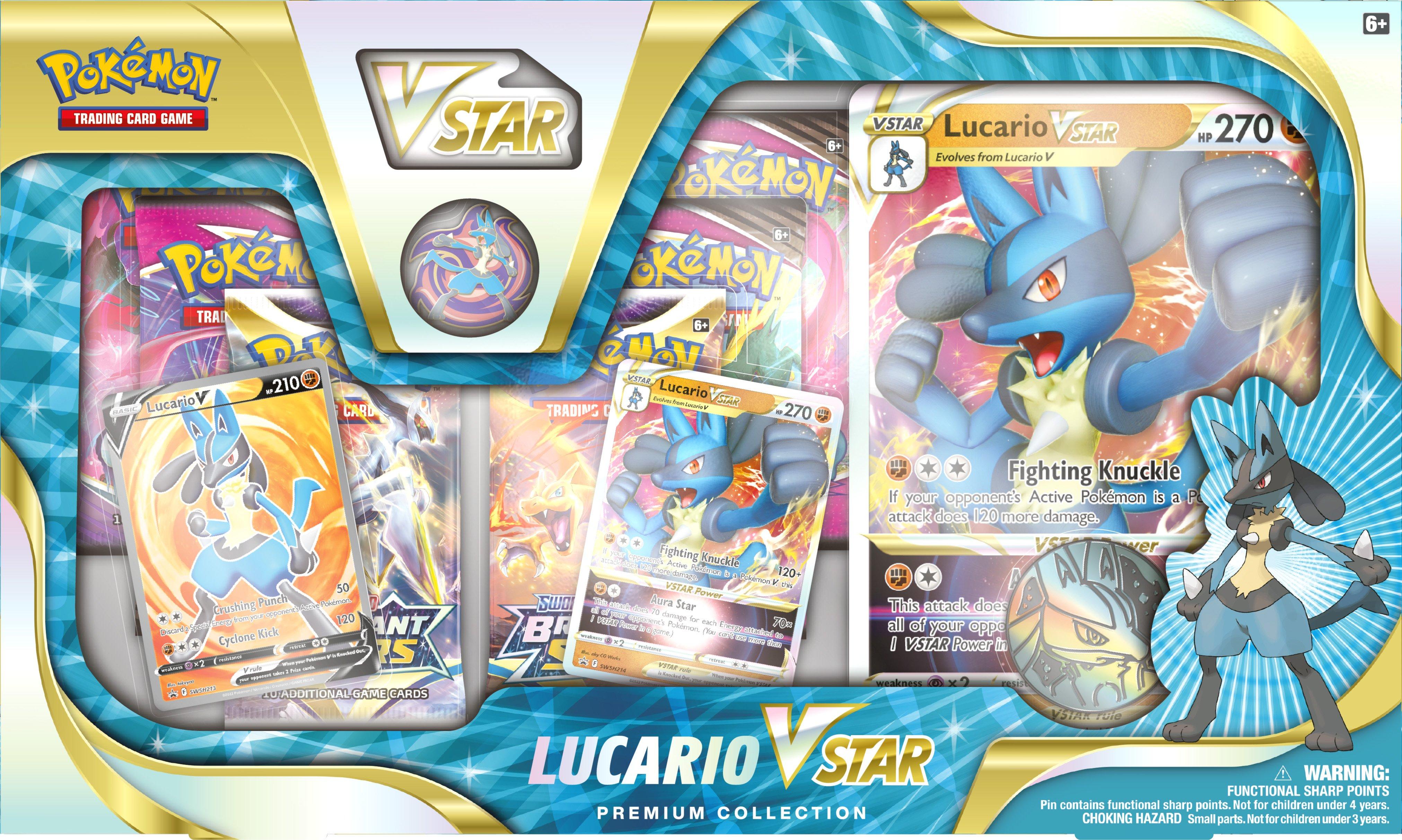 Pokemon Trading Card Game: Lucario VSTAR Premium Collection Box