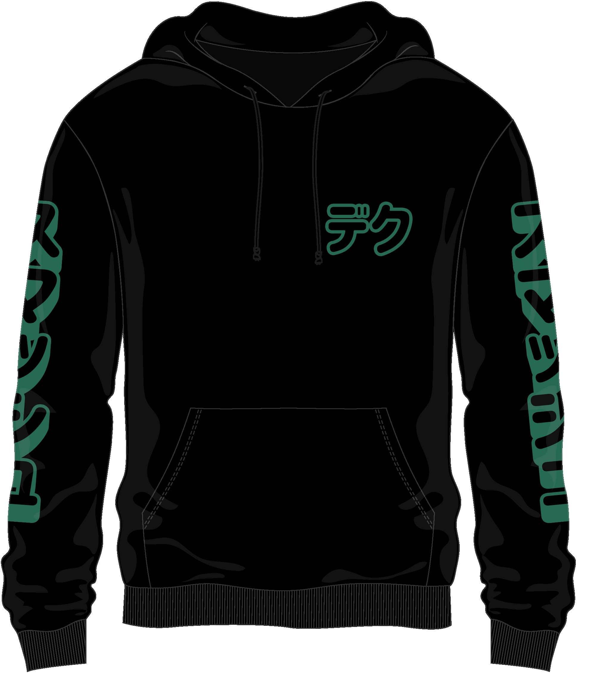 My Hero Academia Deku One For All Black Unisex Hoodie GameStop