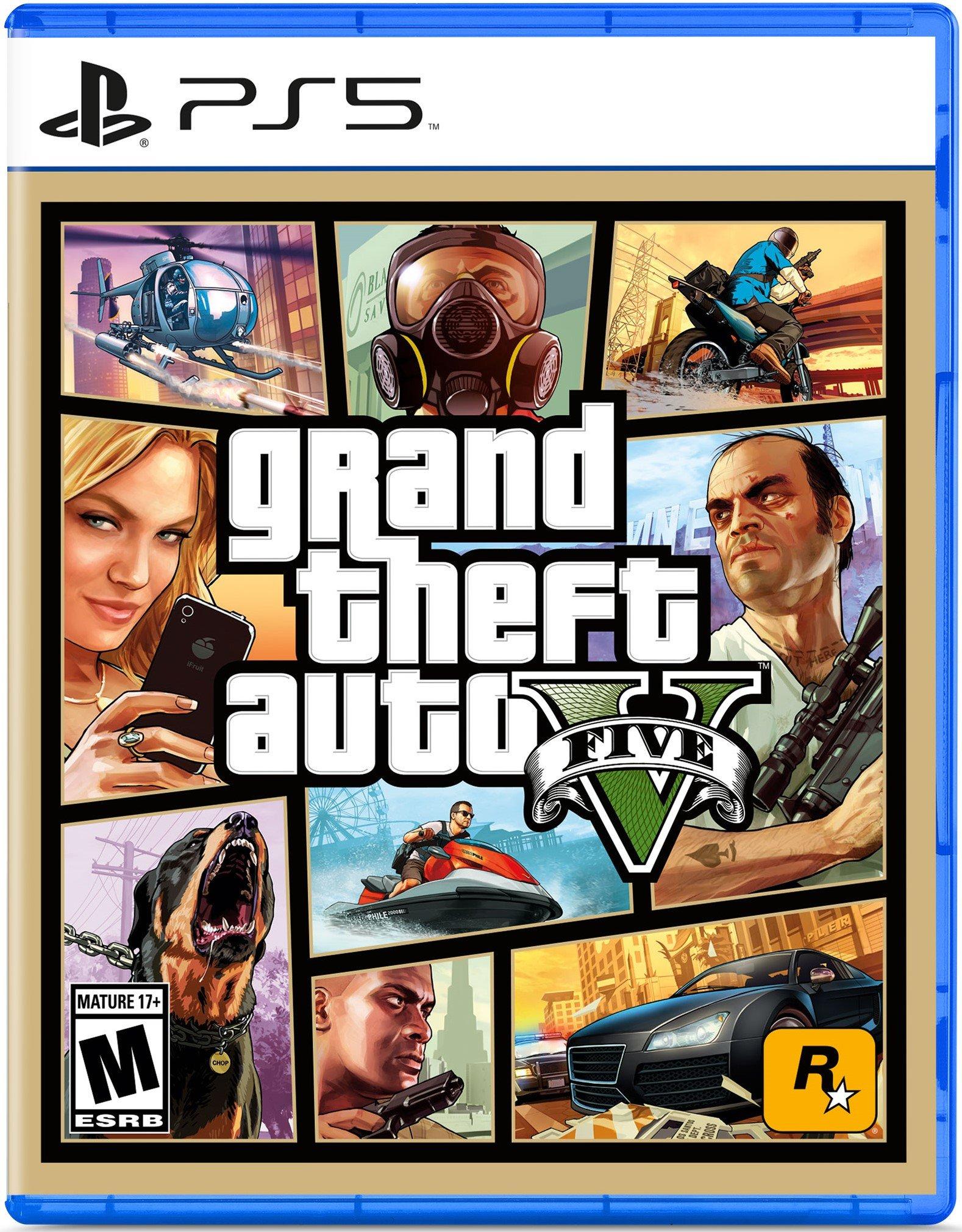 GTA 5: Grand Theft Auto V - PlayStation 5 | Rockstar Games | GameStop