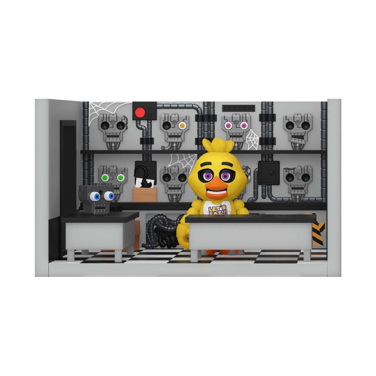 Five Nights at Freddy's: Security Breach Glamrock Freddy with Dressing Room  Snap Playset