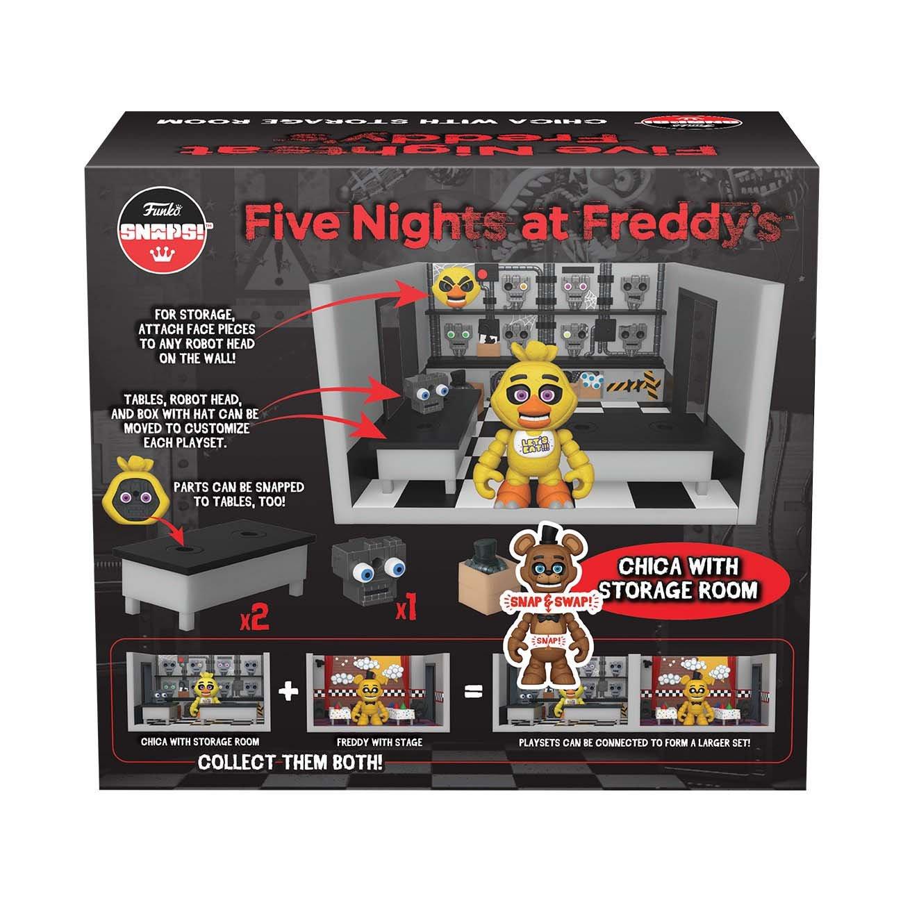 Five Nights at Freddy's Funko SNAPS! Storage Room with Chica Playset