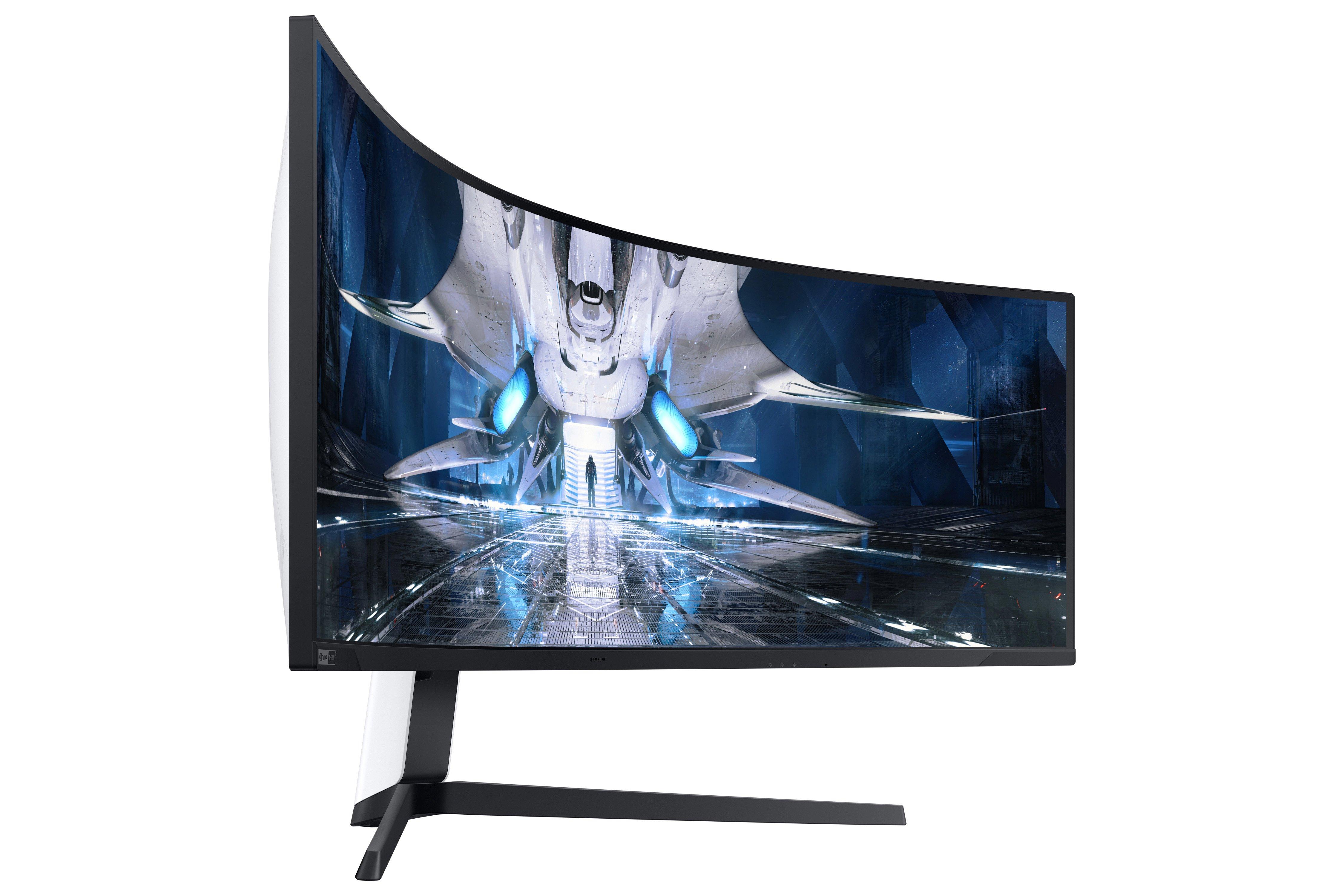 list item 3 of 10 Samsung 49-in Odyssey Neo G9 DQHD Quantum Mini-LED (5120x1440) G-Sync 240Hz Curved Gaming Monitor LS49AG952NNXZA