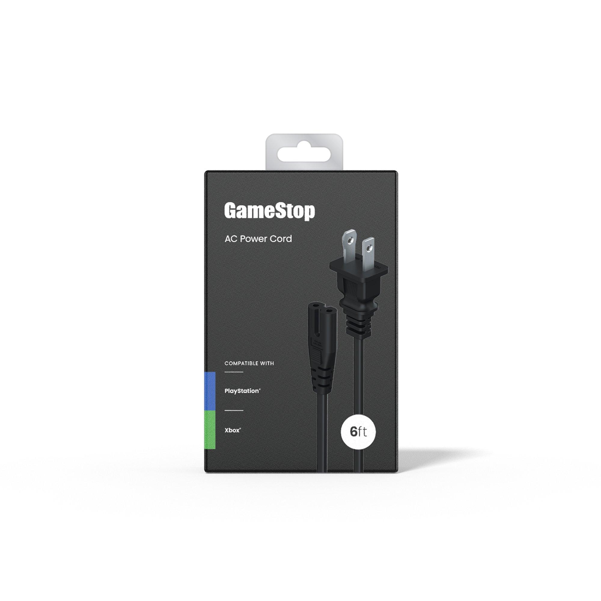 GameStop Universal 6ft AC Power Cord for PS4 PS5 Xbox One and