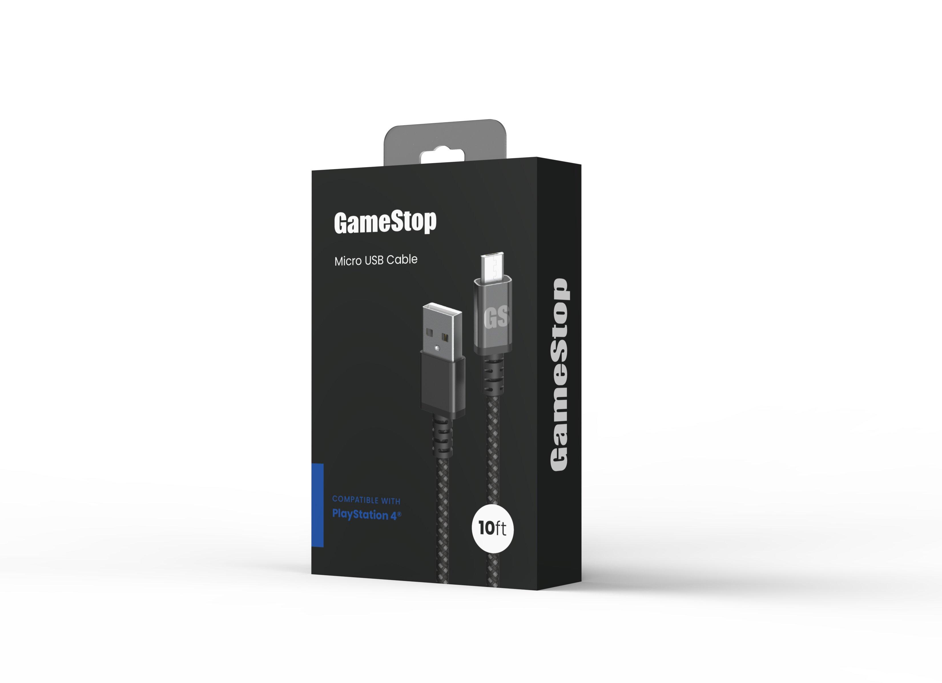 GameStop Universal USB Micro 10ft Cable GameStop