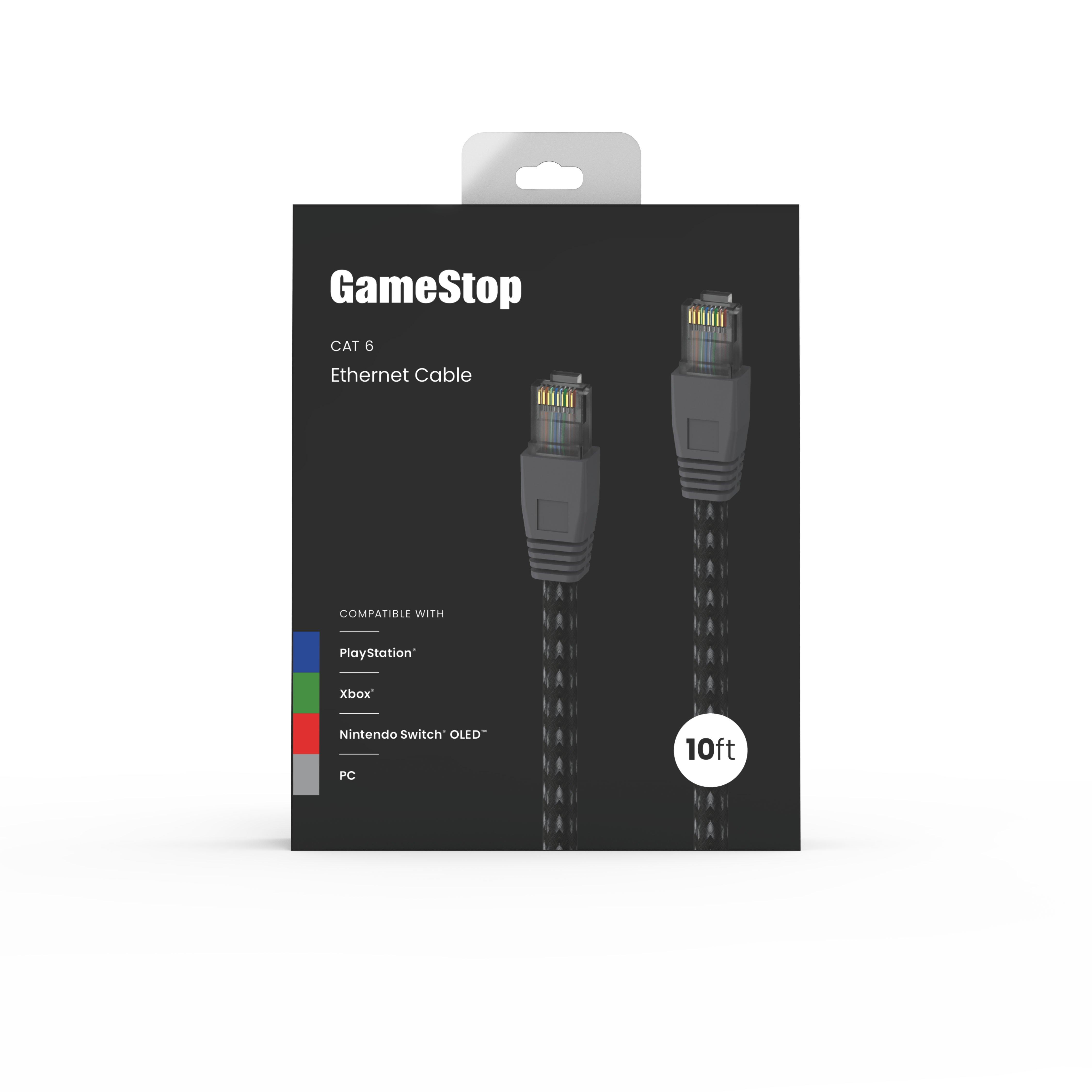 GameStop Universal 10-ft Ethernet Cable for PlayStation, Xbox, Switch