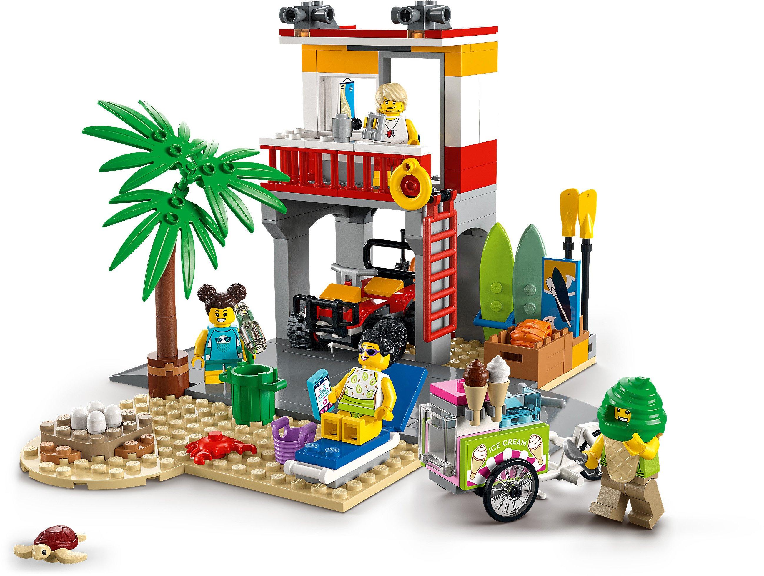 list item 1 of 12 LEGO My City Beach Lifeguard Station 60328