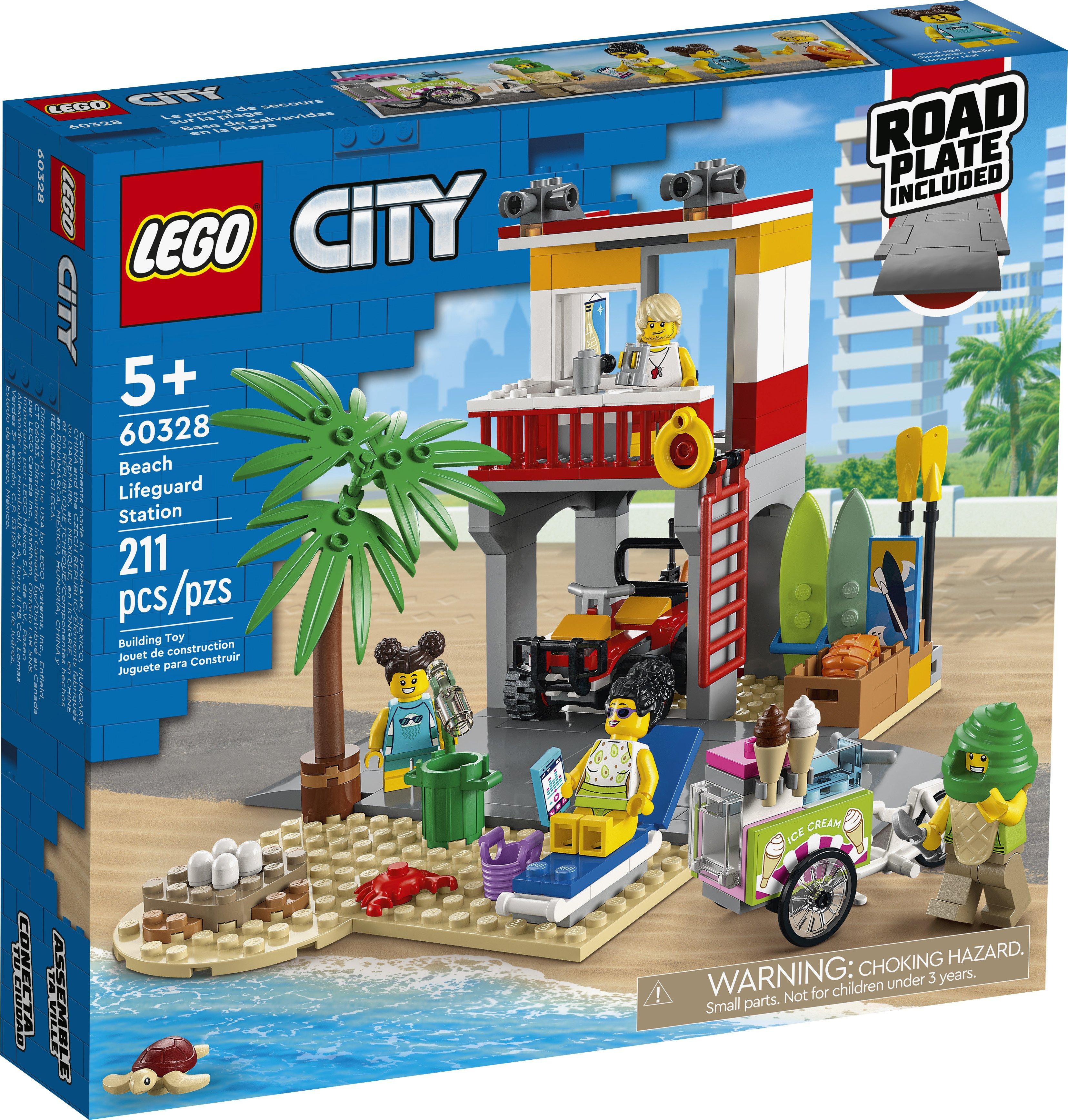 list item 11 of 12 LEGO My City Beach Lifeguard Station 60328