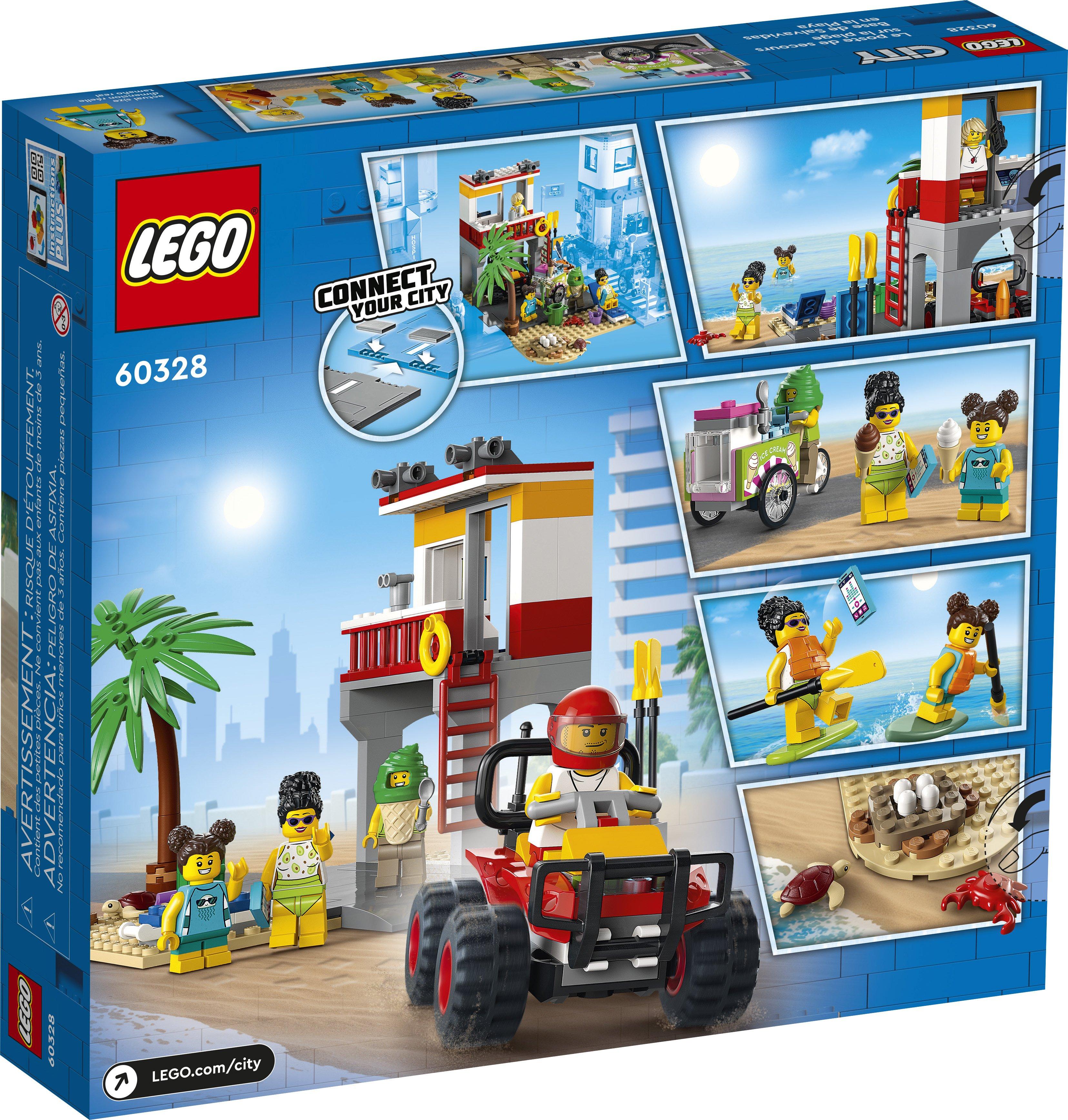 list item 12 of 12 LEGO My City Beach Lifeguard Station 60328