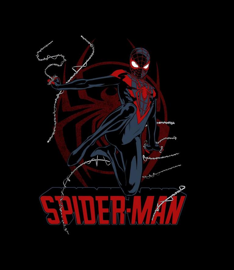 Spider-Man Miles Morales Comic Cover T-Shirt