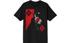 DC Comics Half Harley Quinn Half Batman Men&#39;s Short Sleeve T-Shirt