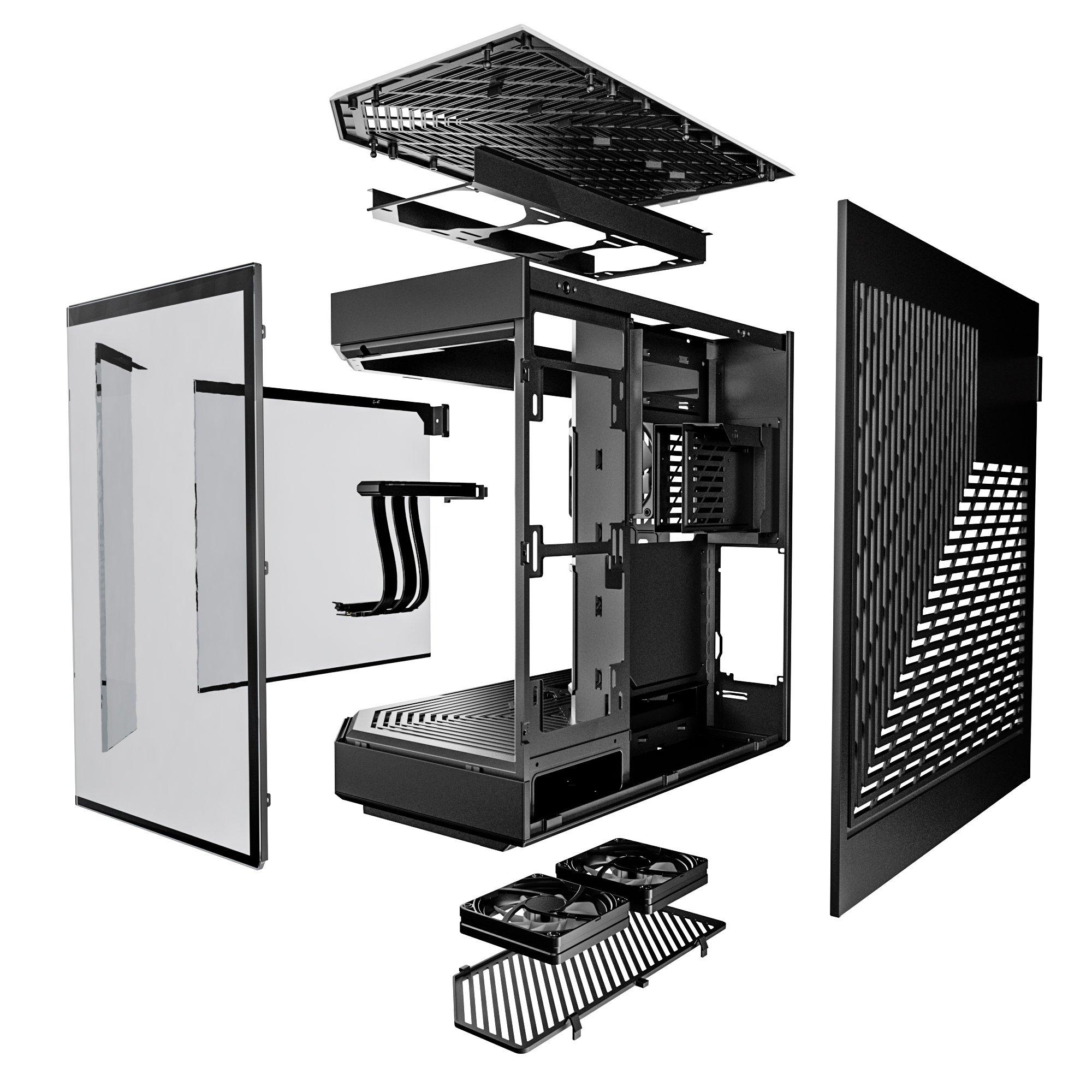 HYTE Y60 MidTower ATX PC Case with Panoramic Tempered Glass