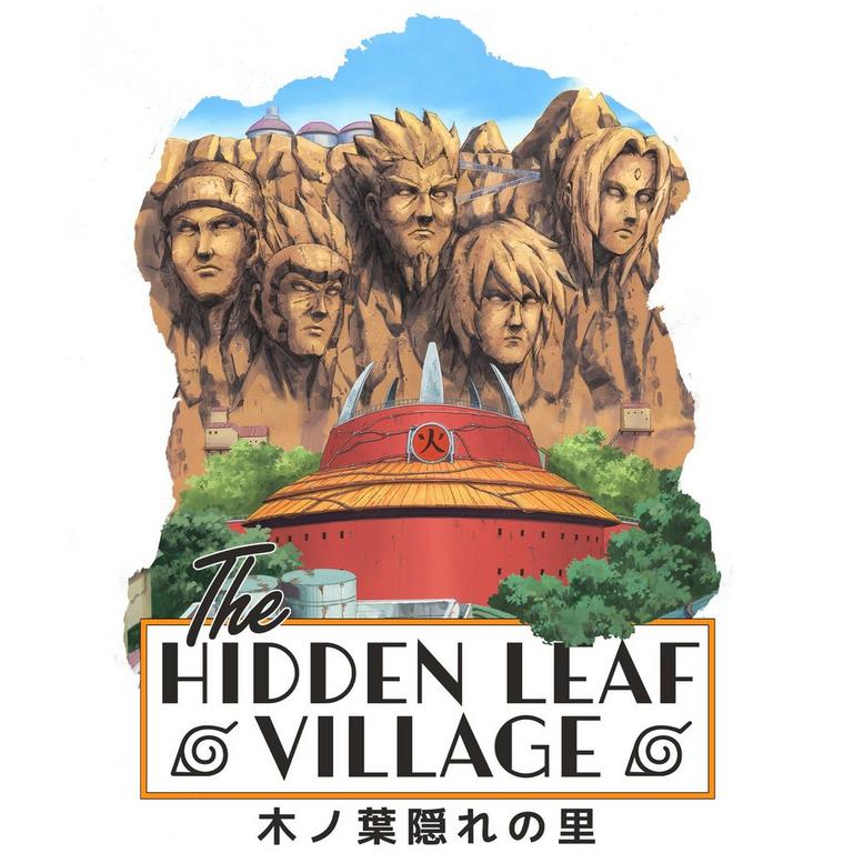Naruto Shippuden The Hidden Leaf Village Watercolor T-Shirt