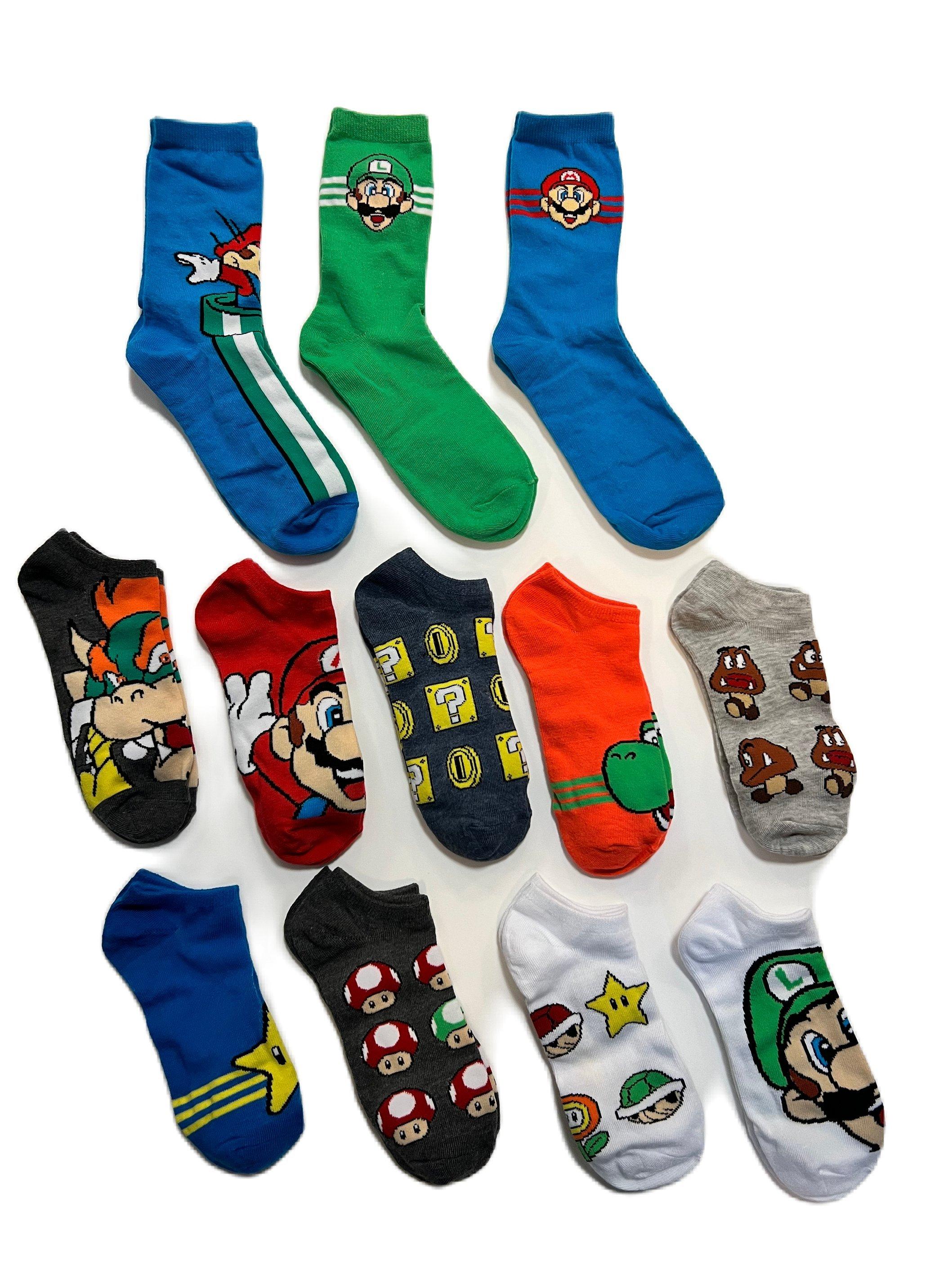 Super Mario Bros Socks Advent Calendar Gift Box