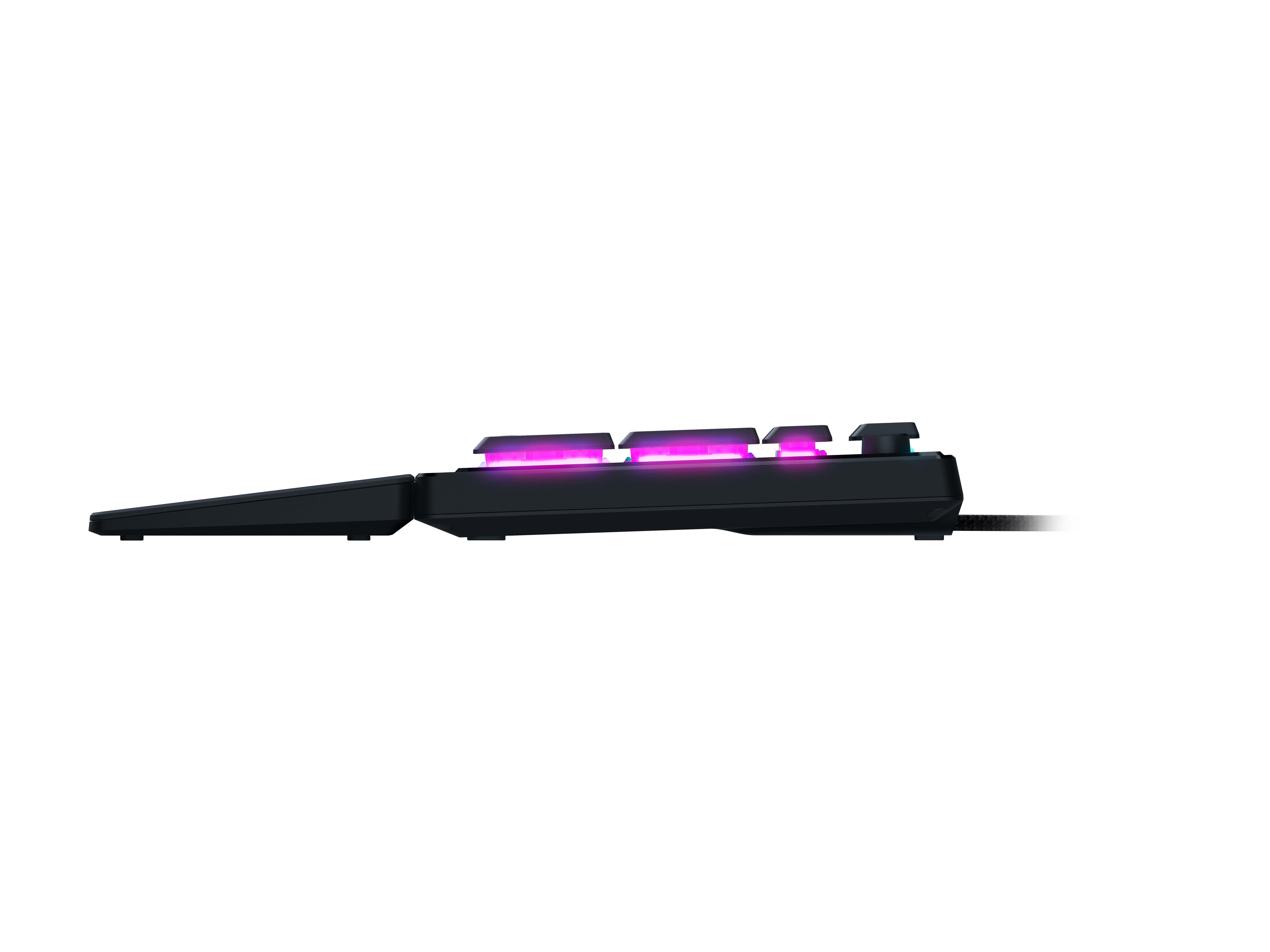  Razer Ornata V3 TKL Gaming Keyboard: Low-Profile Keys -  Mecha-Membrane Switches - UV-Coated Keycaps - Backlit Media Keys - 8-Zone  RGB Lighting - Spill-Resistant - Magnetic Wrist Wrest - Classic Black 