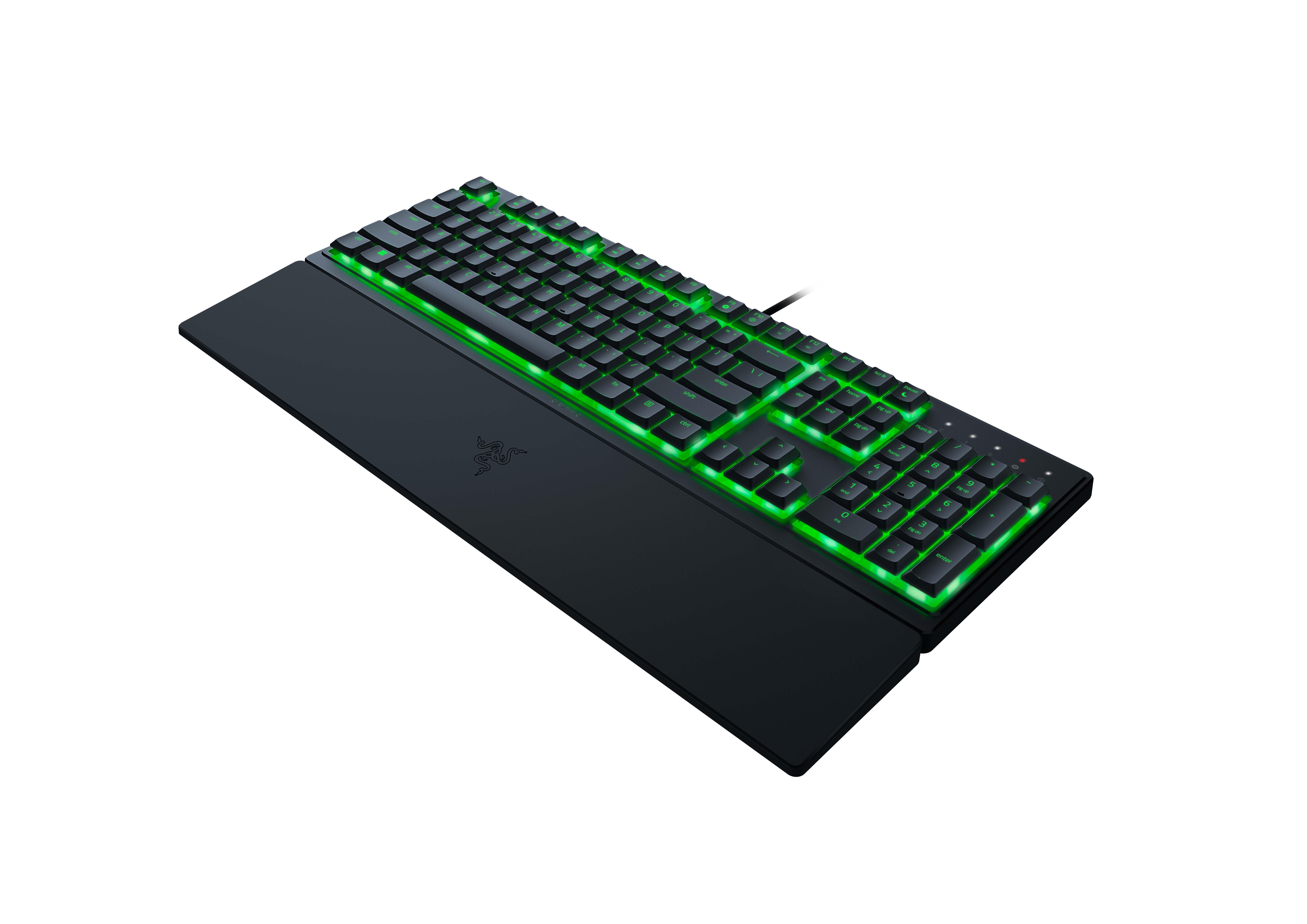 list item 2 of 6 Razer Ornata V3 X Low Profile Membrane Gaming Keyboard with Razer Chroma RGB - Black