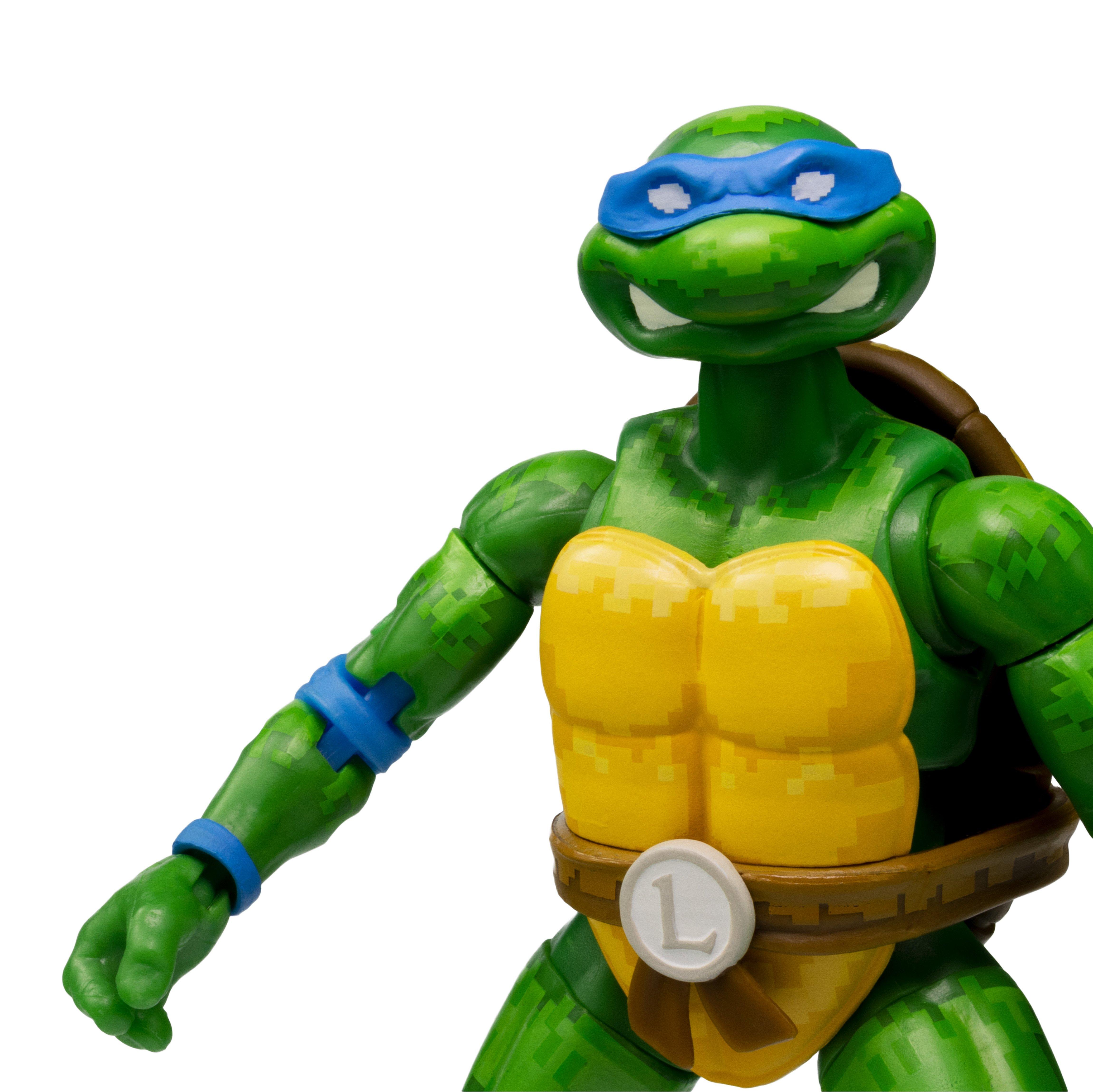 The Loyal Subjects Teenage Mutant Ninja Turtles Leonardo Arcade Game BST AXN 5-in Action Figure GameStop Exclusive