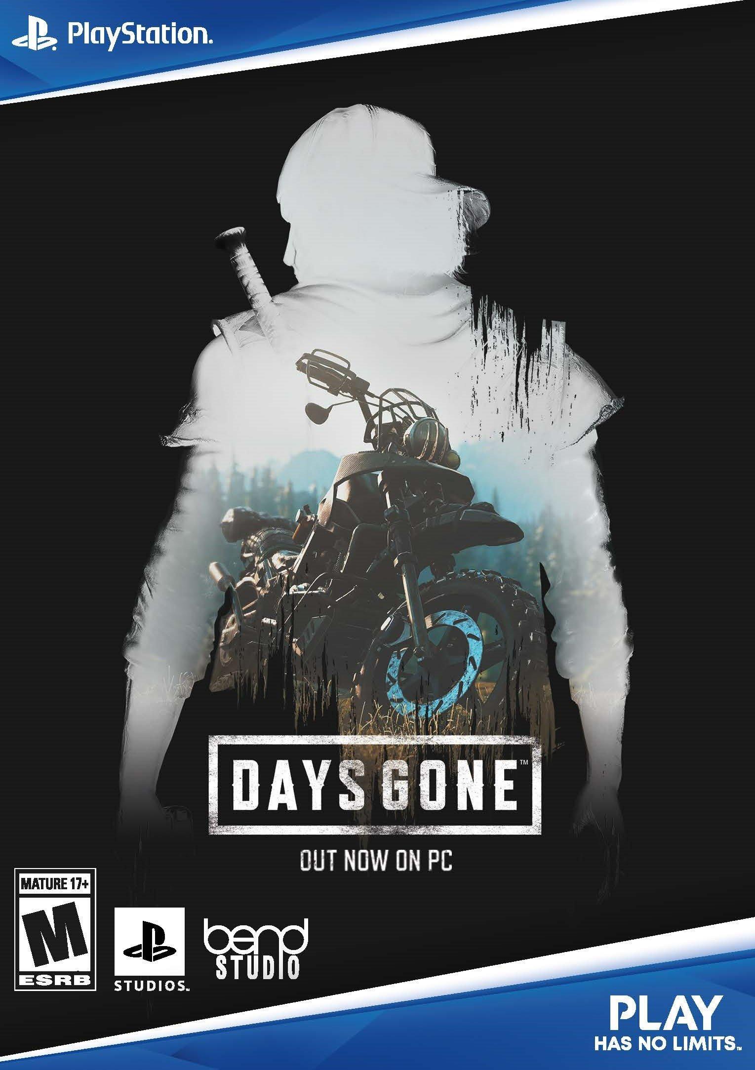 Days Gone Sony PS4 Playstation 4 Outlaw Biker Zombie Apocalypse