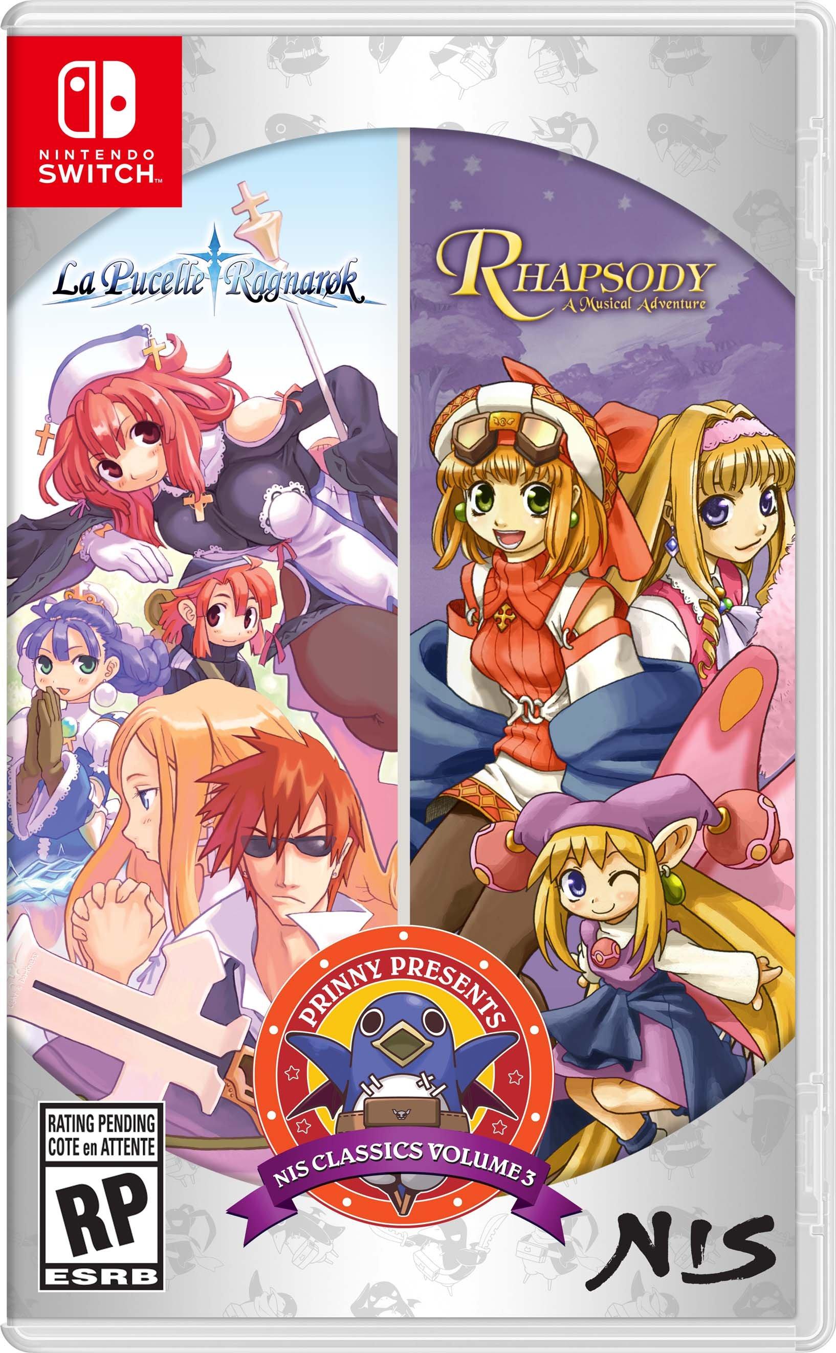 Prinny Presents NIS Classics Volume 3: La Pucelle: Ragnarok and Rhapsody: A  Musical Adventure - Nintendo Switch